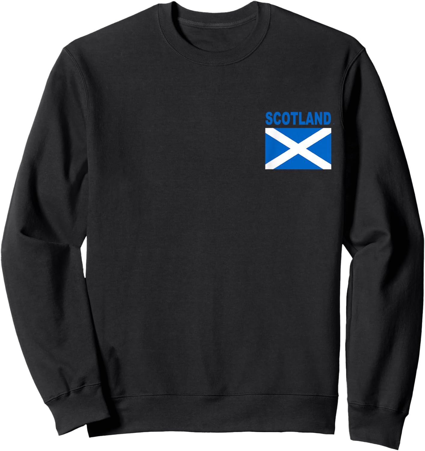 Scotland Flag Cool Pocket Scottish Alba Flags Sweatshirt - Sweatshirt | Black