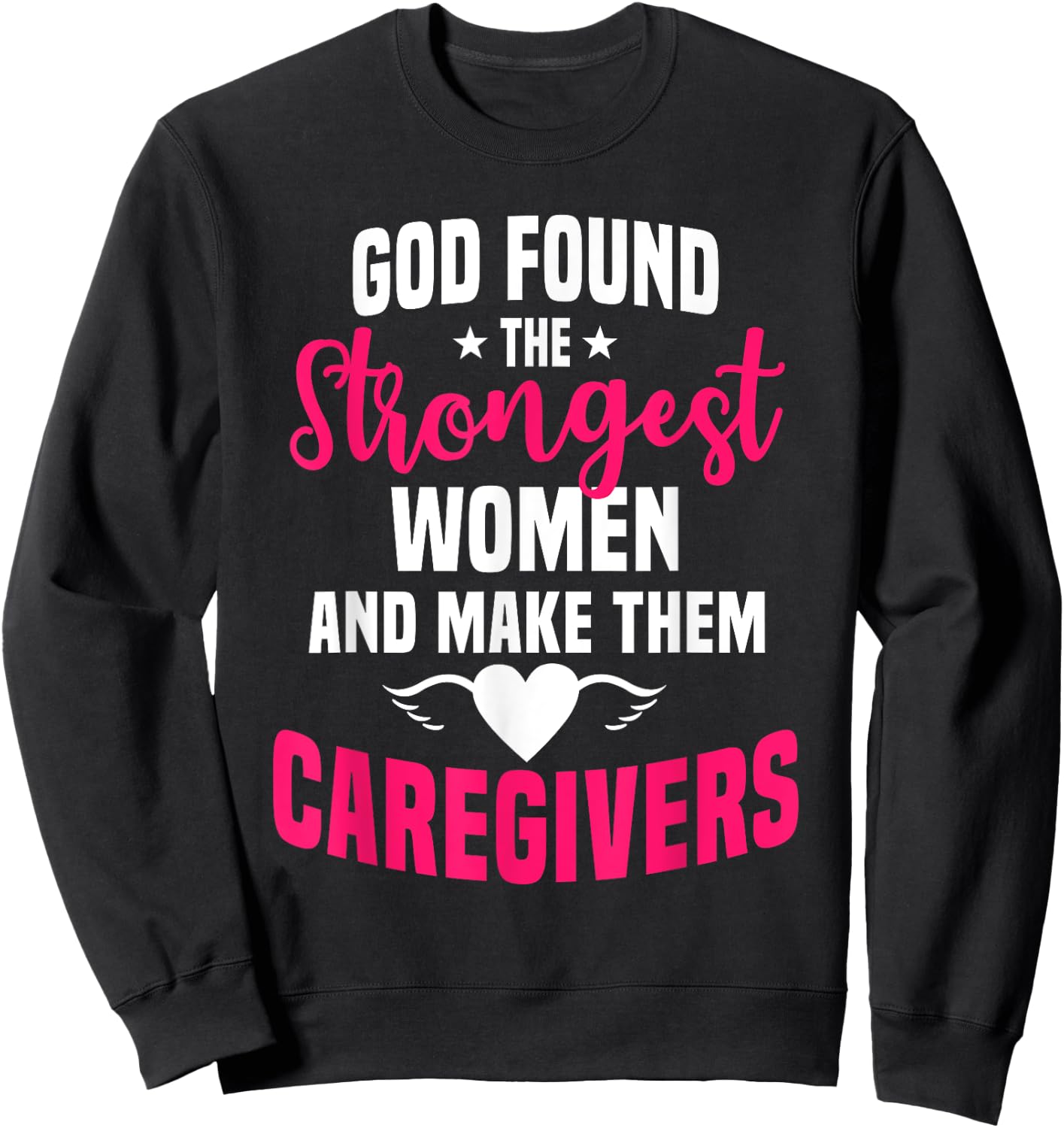 Caregiver Woman Nursing Practitioner Carer Nurse Assistant Sweatshirt - Sweatshirt | Black