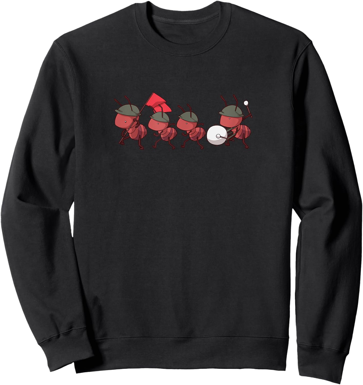 Matching Ants Gift - Funny Ants Go Marching Sweatshirt - Sweatshirt | Black