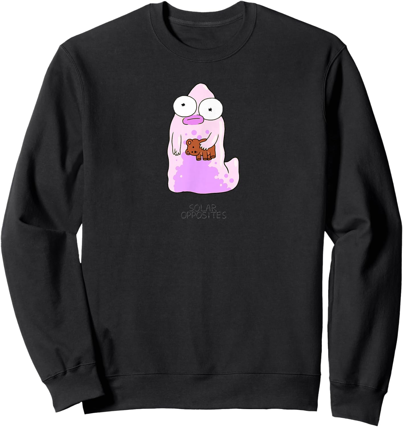 Solar Opposites The Pupa Turns Purple Midnight Blue Sweatshirt - Sweatshirt | Black