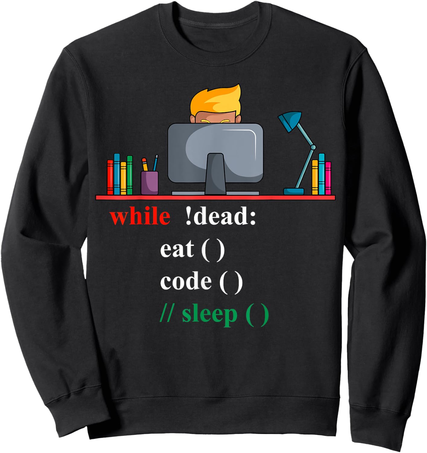 Funny Programming Programmer Coder Coder Programmer Software Computer Web Developer Engineer Sweatshirt - Sweatshirt | Black