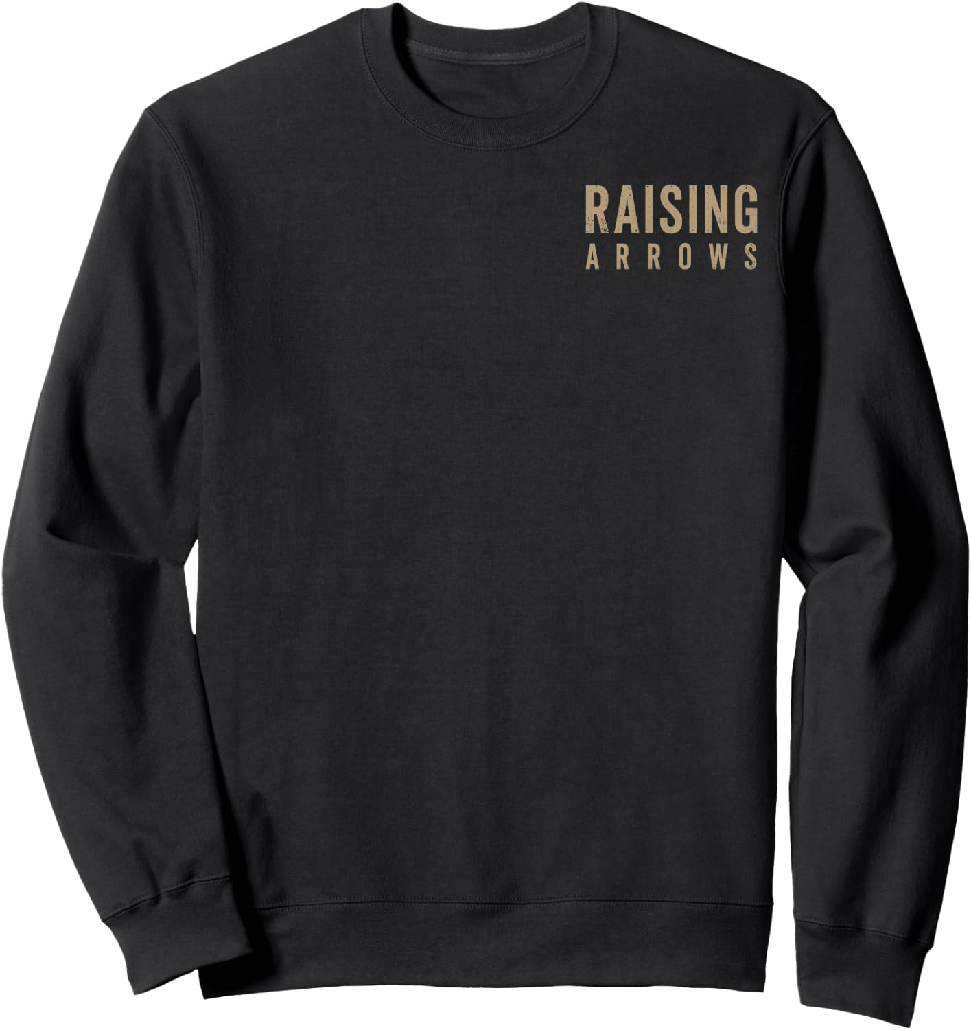 Dad Raising Arrows Fathers Day Christian Dad Husband Sweatshirt - Sweatshirt | Black
