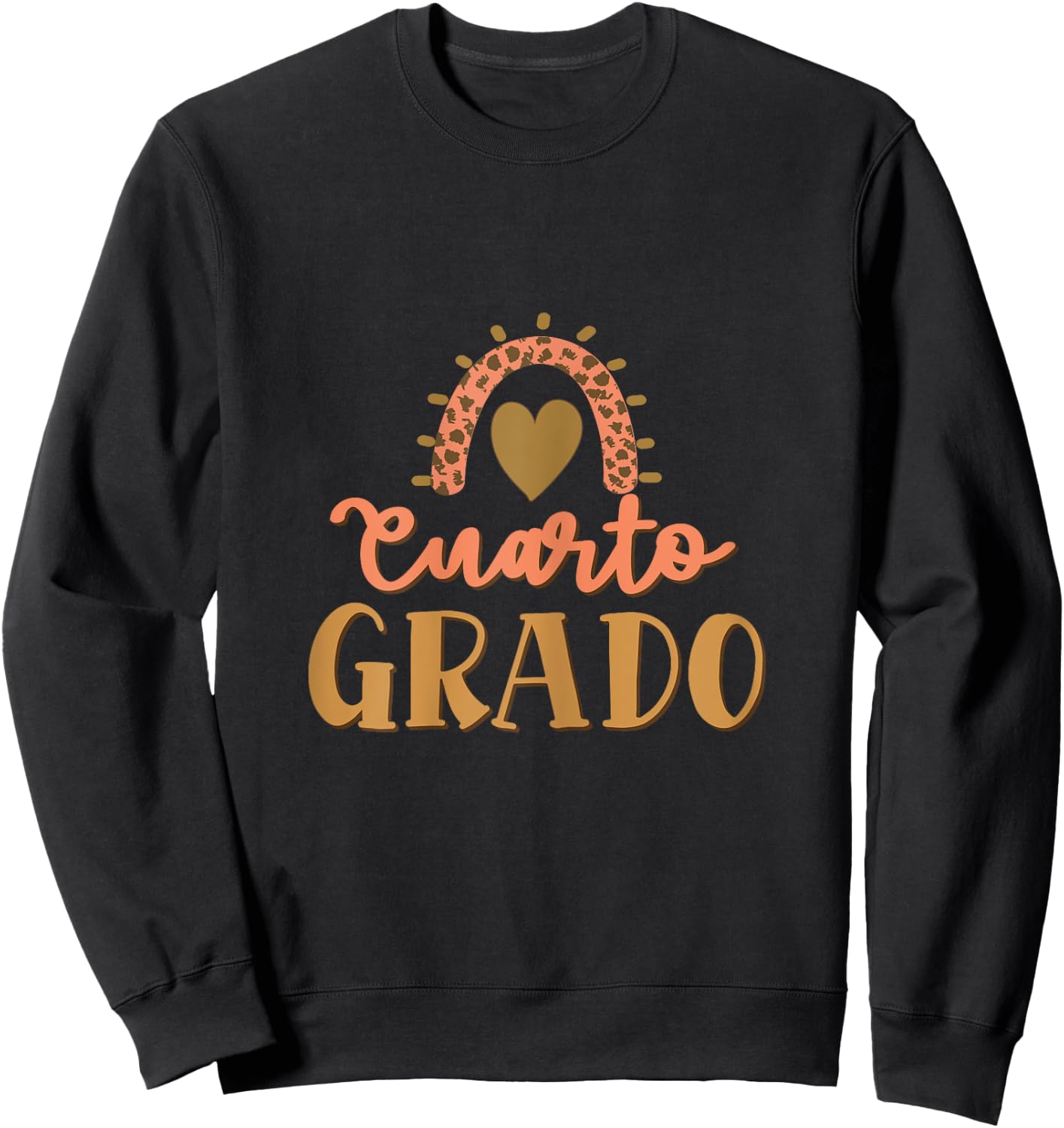Maestra Cuarto Grado Bilingual Teacher Cute Maestra Bilingue Sweatshirt - Sweatshirt | Black