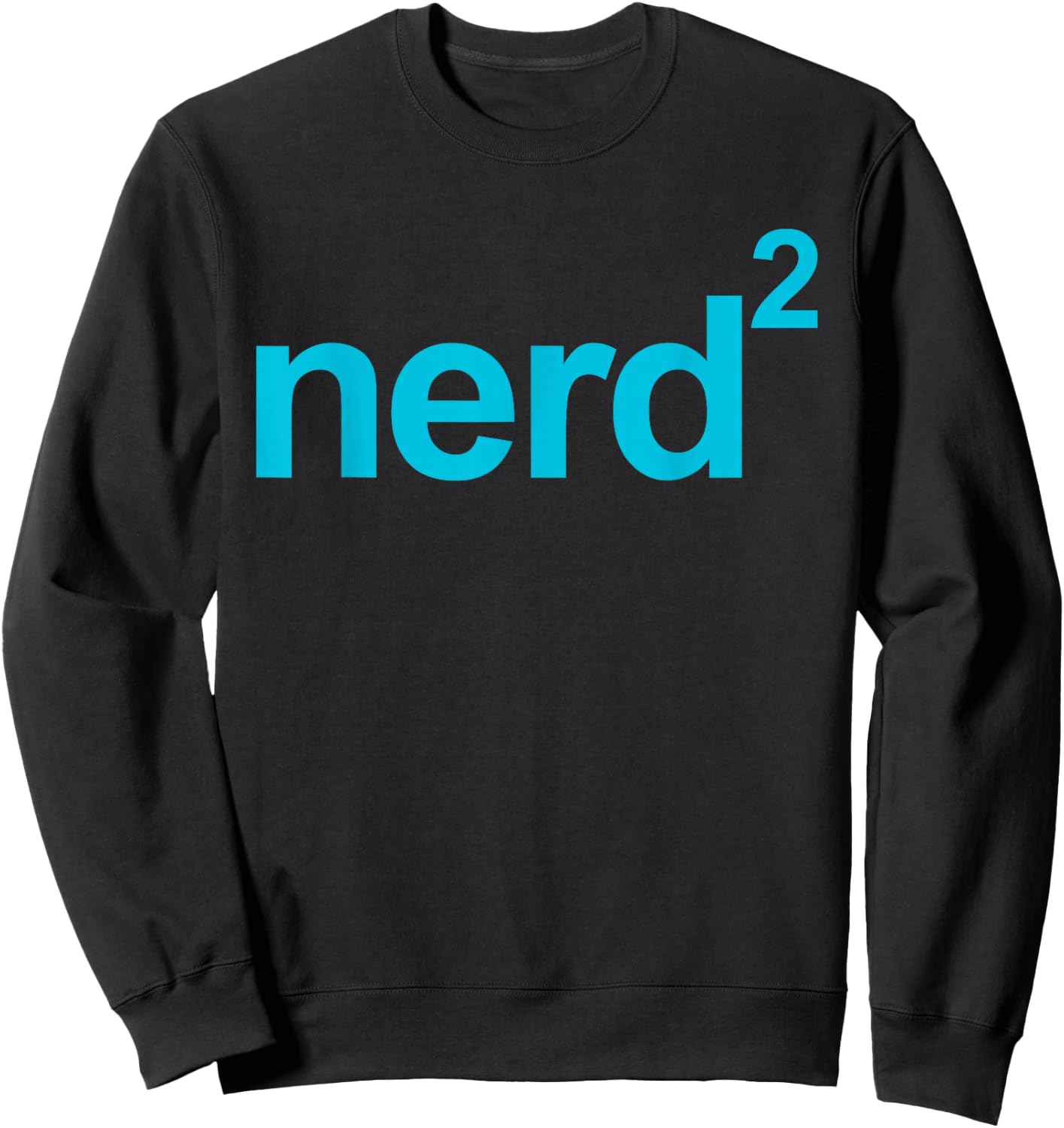 Nerd Squared - Technology Computer Programmer AI Smart Sweatshirt - Sweatshirt | Black