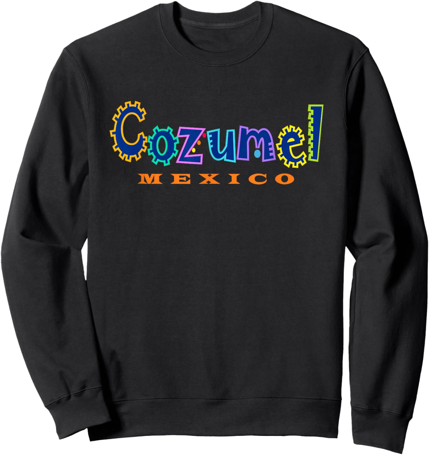 Cozumel Mexico souvenir Sweatshirt - Sweatshirt | Black