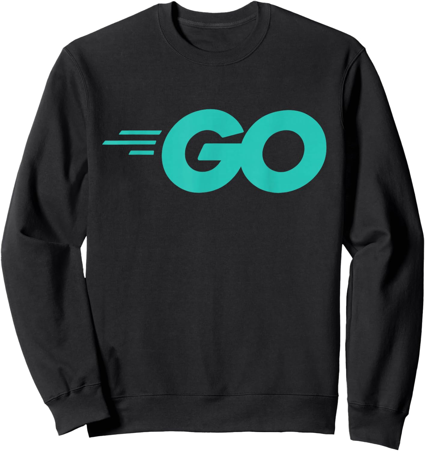 Go Programming Language with Go logo Golang developers Sweatshirt - Sweatshirt | Black
