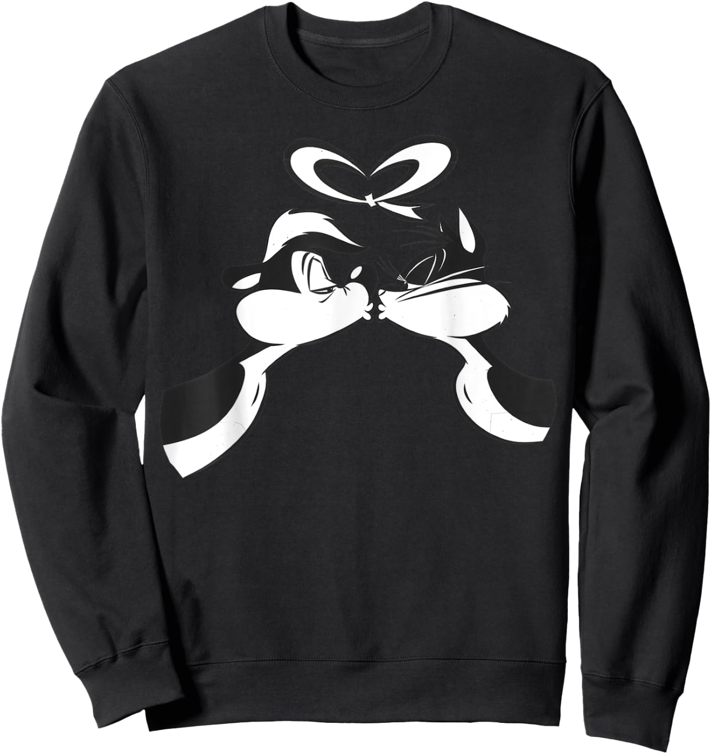 Pepe Le Pew Valentines Kiss Sweatshirt - Sweatshirt | Black