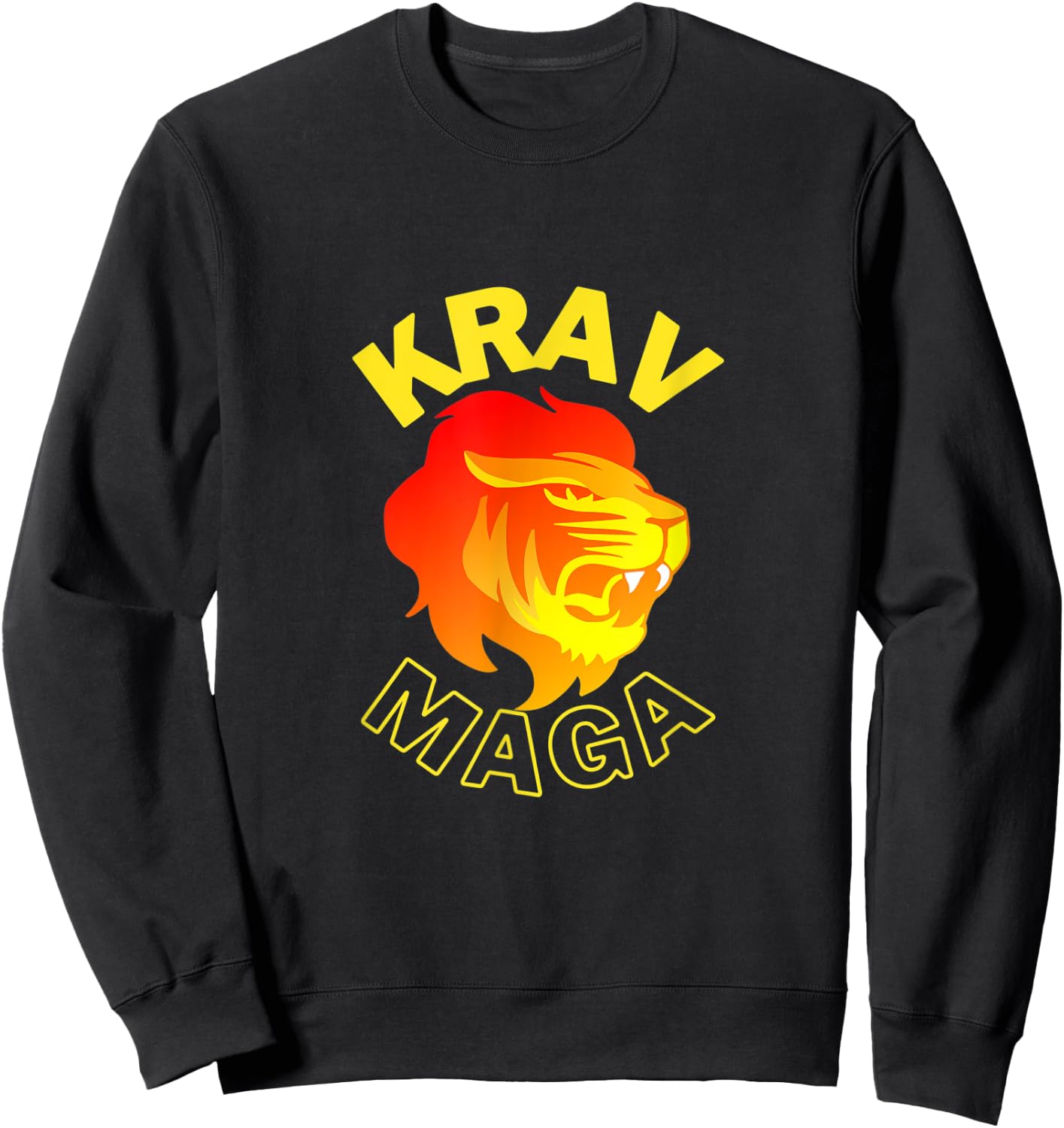 KRAV MAGA - Lion Sweatshirt - Sweatshirt | Black