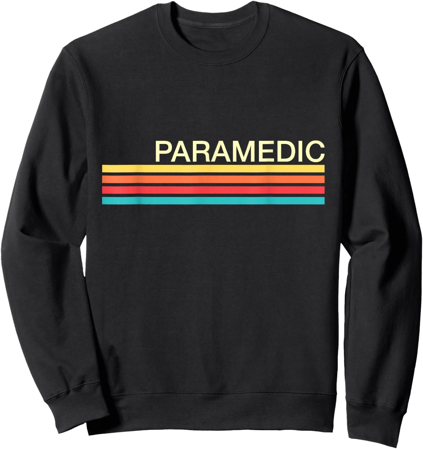 Paramedic - Colorful Sweatshirt - Sweatshirt | Black