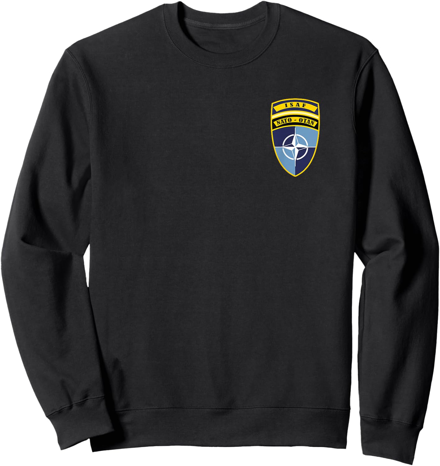 ISAF NATO Patch Sweatshirt - Sweatshirt | Black