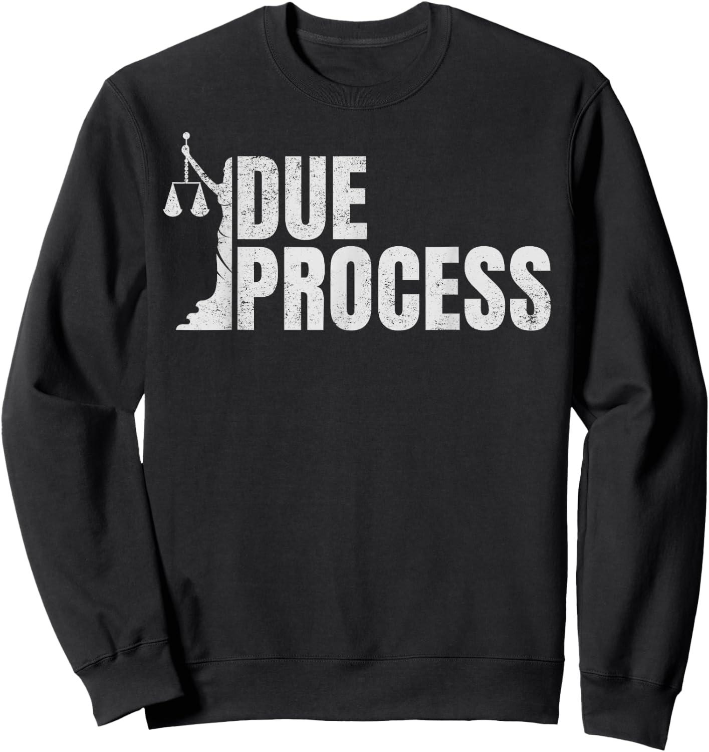 Process Due all Legal Rights Lawyer for Civil Rights Lawyers Sweatshirt - Sweatshirt | Black