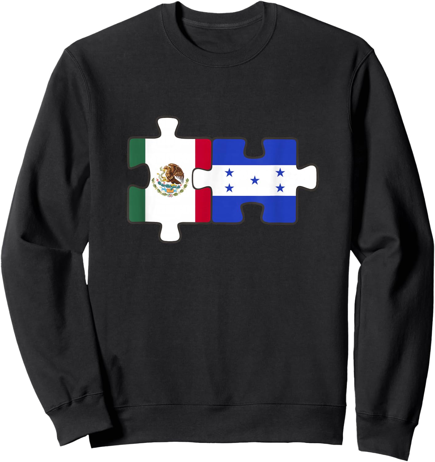 Mexican and Honduras roots Sweatshirt - Sweatshirt | Black