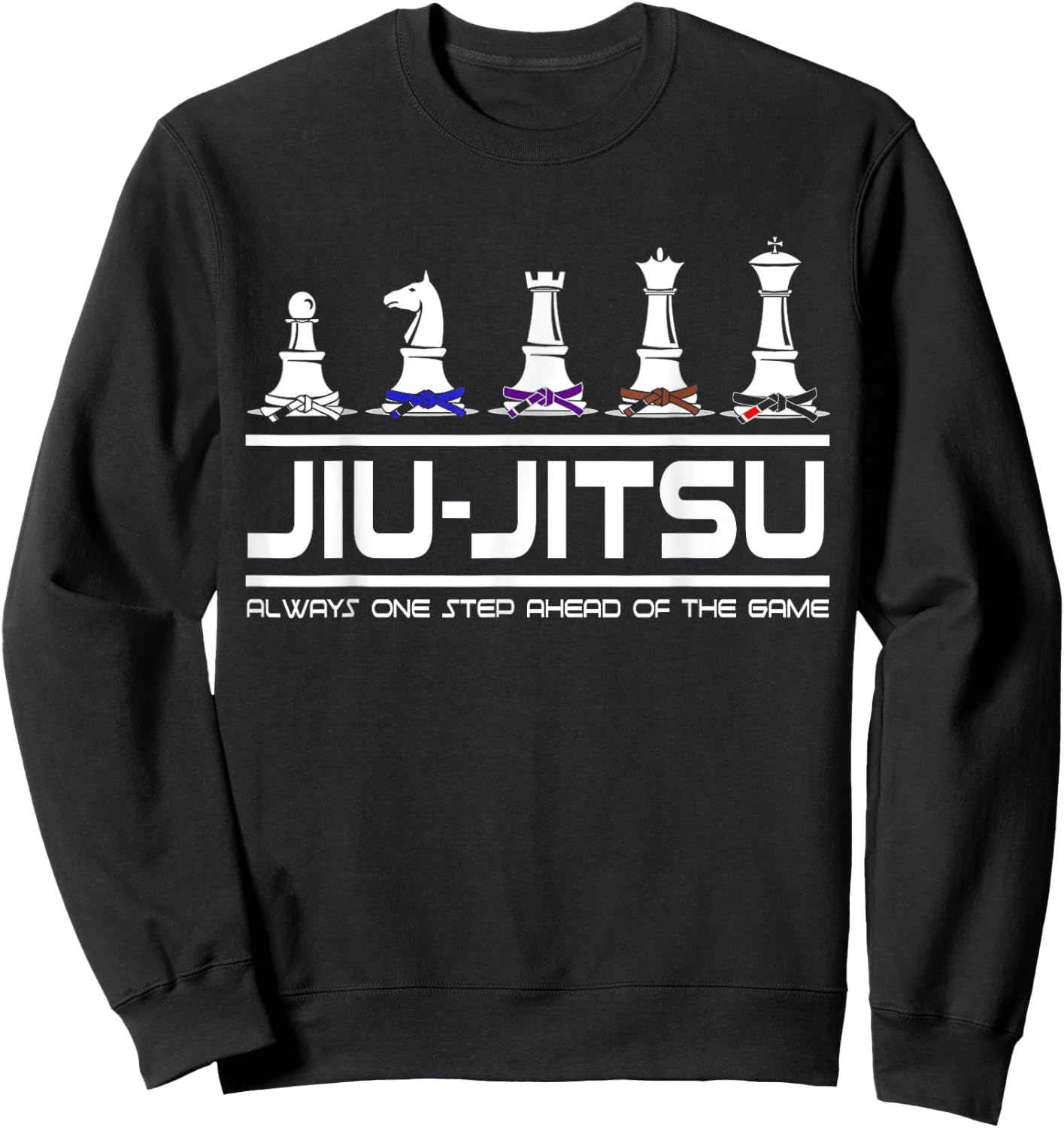 Jiu Jitsu Training , Brazilian Jiu Jitsu Shirt, BJJ Sweatshirt - Sweatshirt | Black