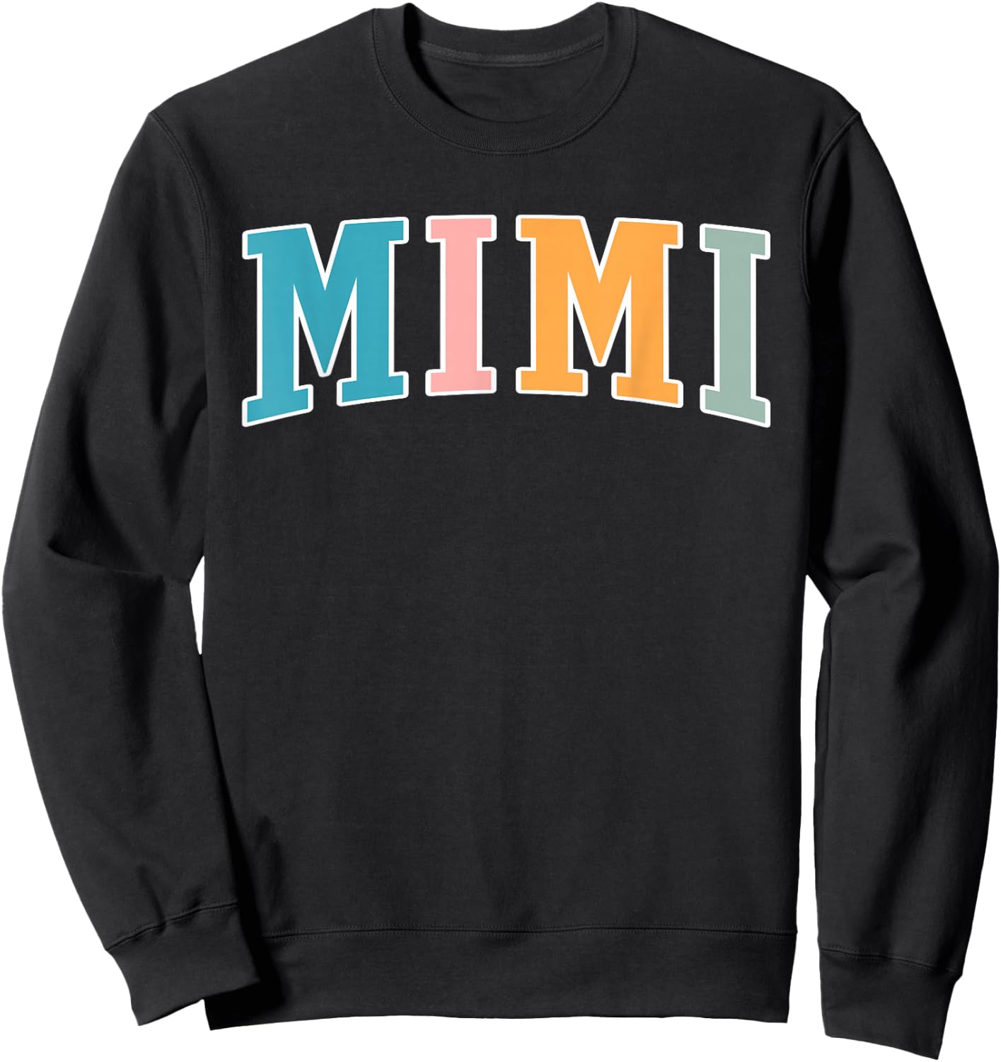 Mimi Life for Grandma Grandmother Announcement Sweatshirt - Sweatshirt | Black