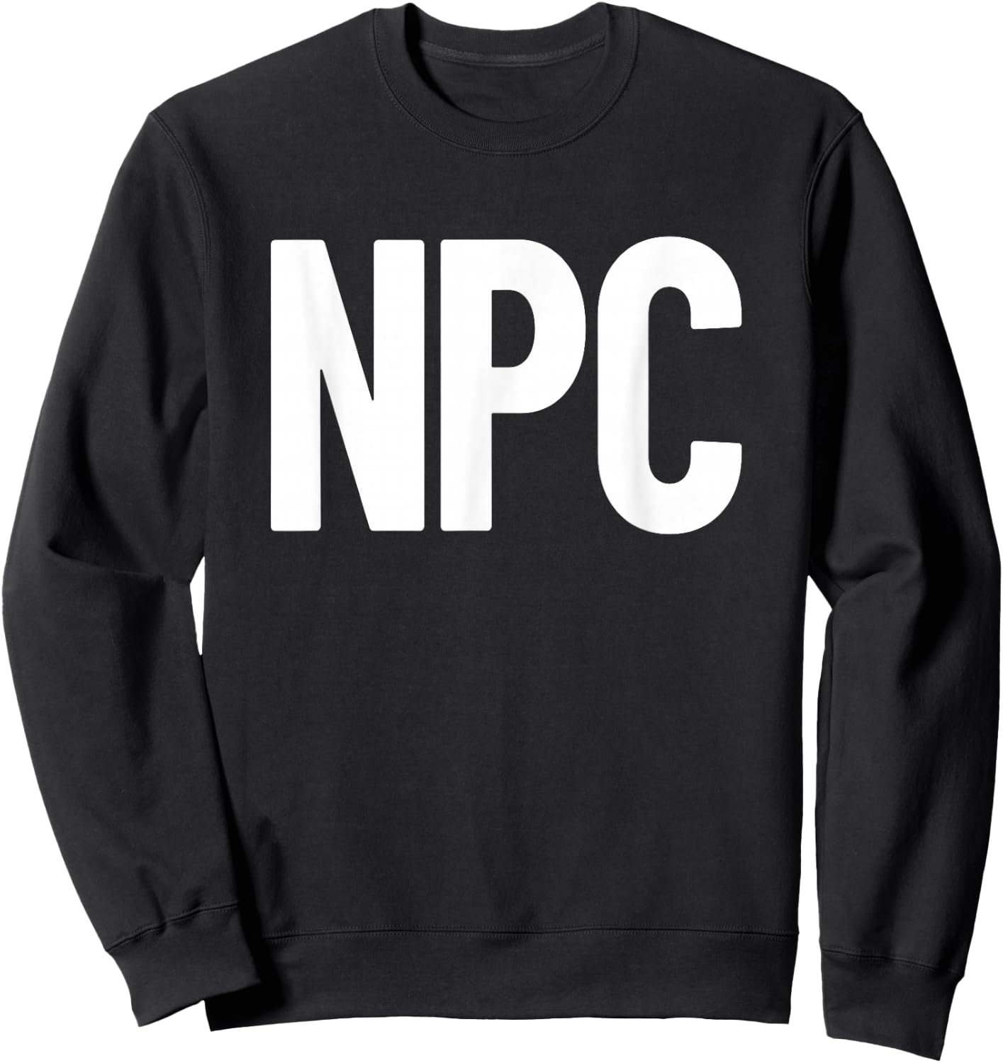 NPC Non Playable Character RPG Role Playing Game NPC Sweatshirt - Sweatshirt | Black