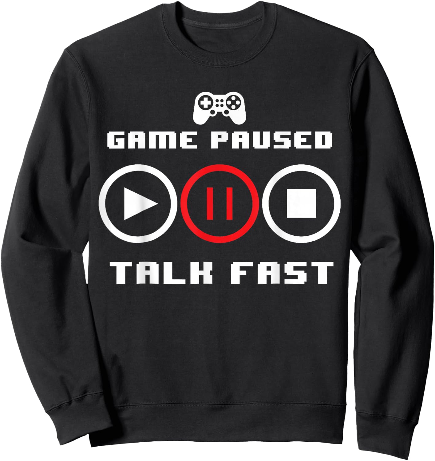 Funny Video Game Women Video Gaming Player Gamer Sweatshirt - Sweatshirt | Black