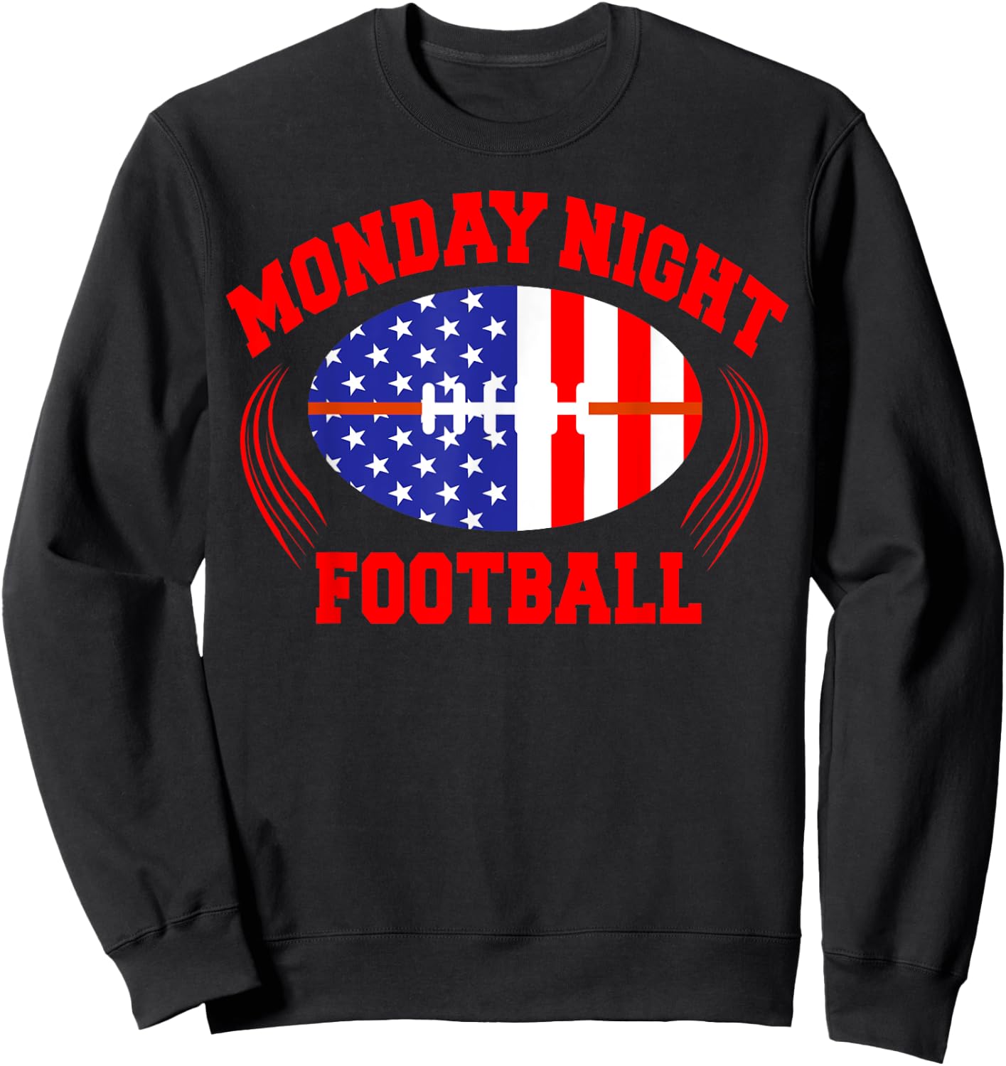 FOOTBALL MONDAY Men Children Boys Women Sports Game Fan Sweatshirt - Sweatshirt | Black