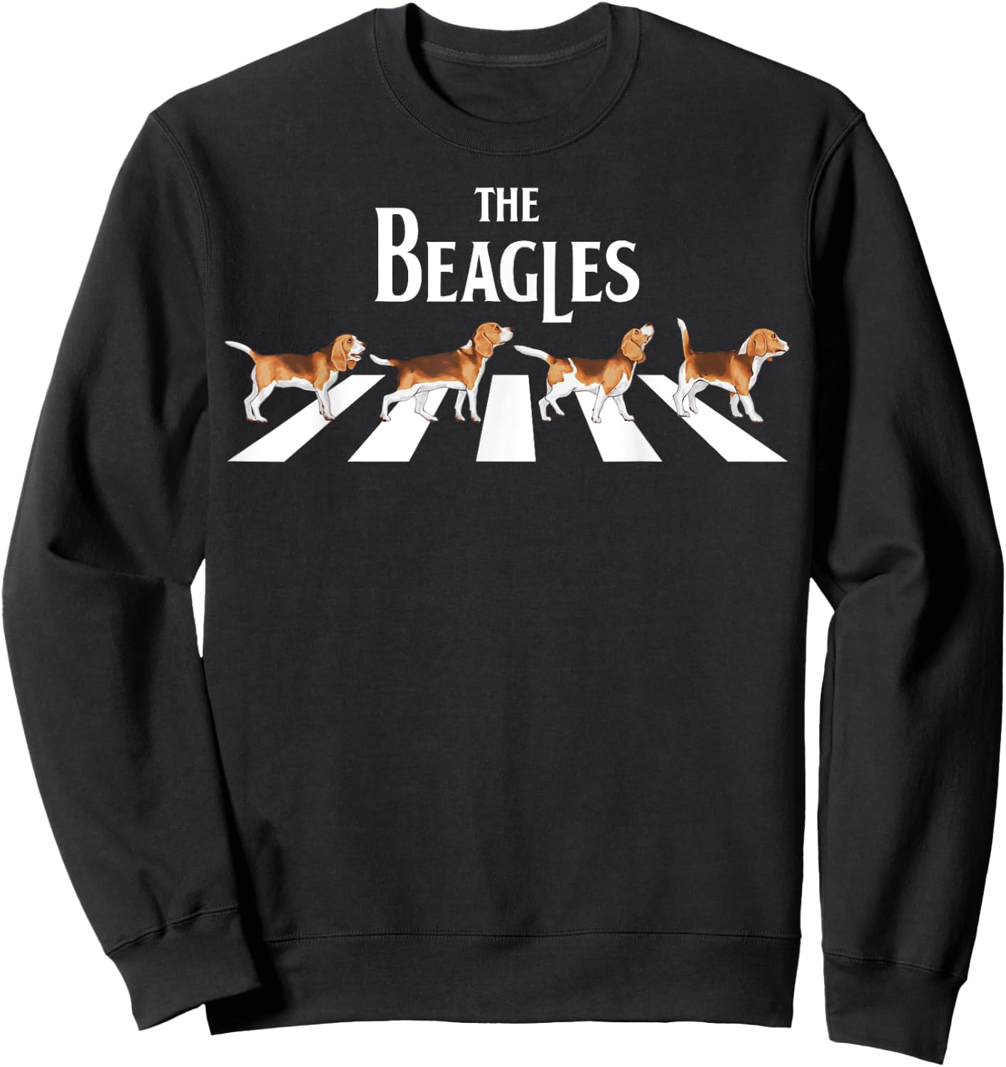 The Beagles Dog Funny beagles dogs pet beagles funny dog Men Women Girls Kids Sweatshirt - Sweatshirt | Black