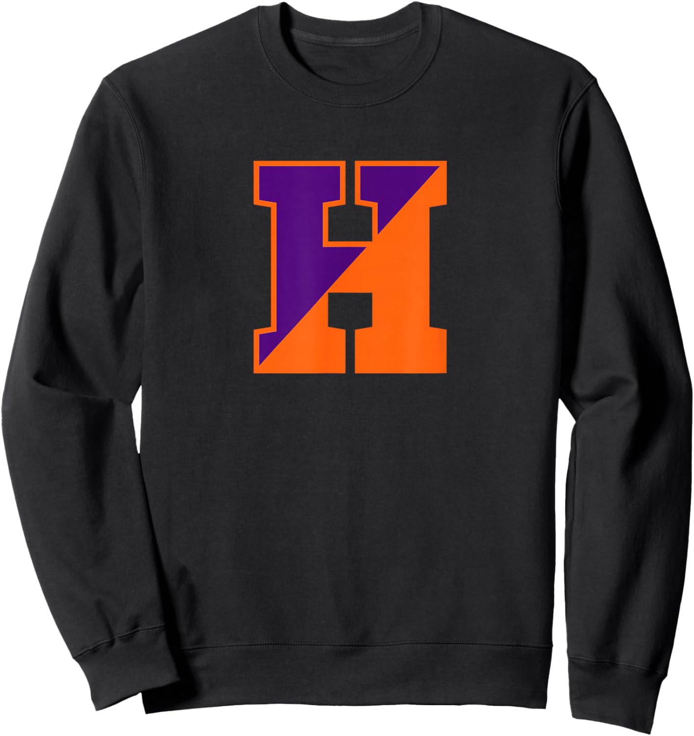 Hobart College Statesmen Monogram Logo HWSC Sweatshirt - Sweatshirt | Black