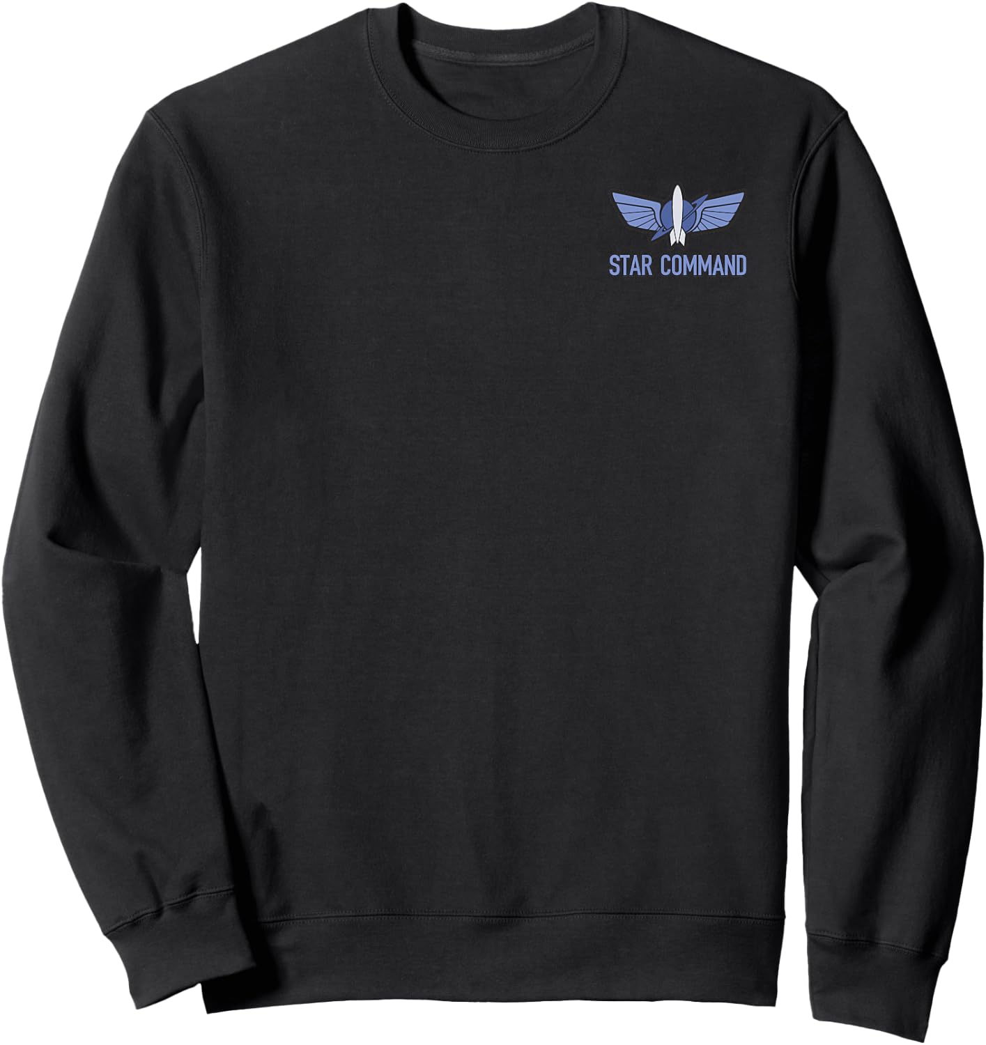 Disney Pixar Toy Story Buzz Lightyear Star Command Badge Sweatshirt - Sweatshirt | Black