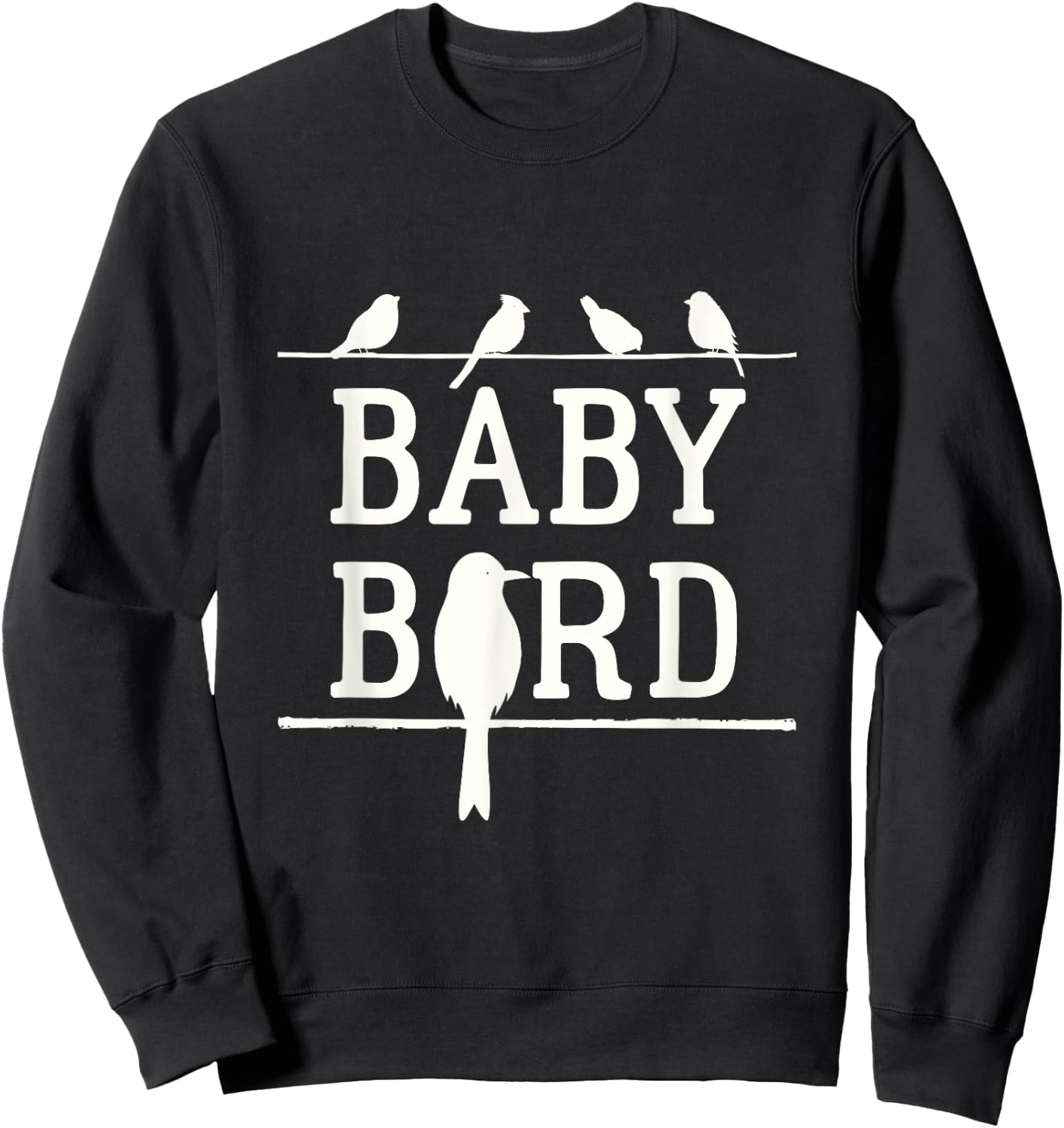 Baby Bird Cute Birds Boy Girl Toddler Sweatshirt - Sweatshirt | Black