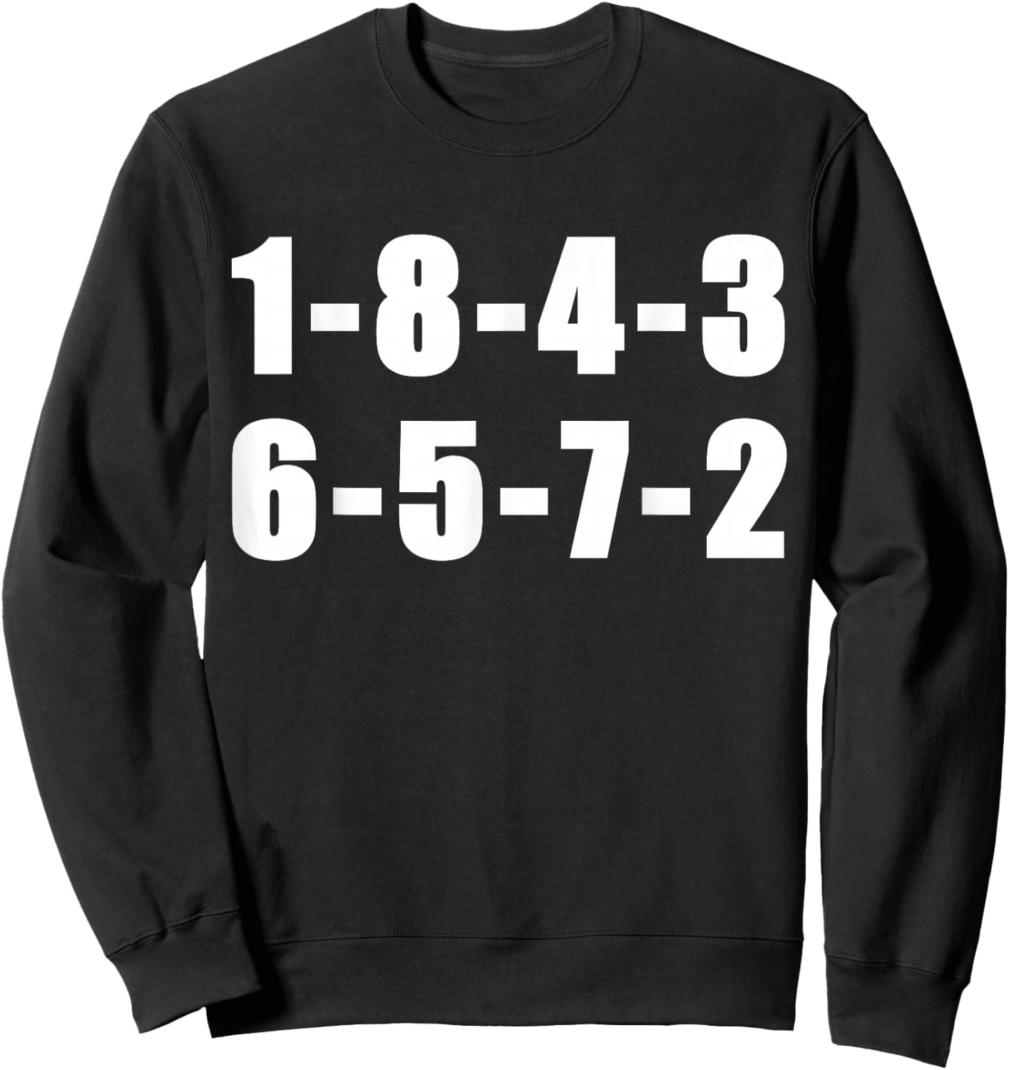 18436572 Firing Order Small Block Engine V8 Big Block Sweatshirt - Sweatshirt | Black
