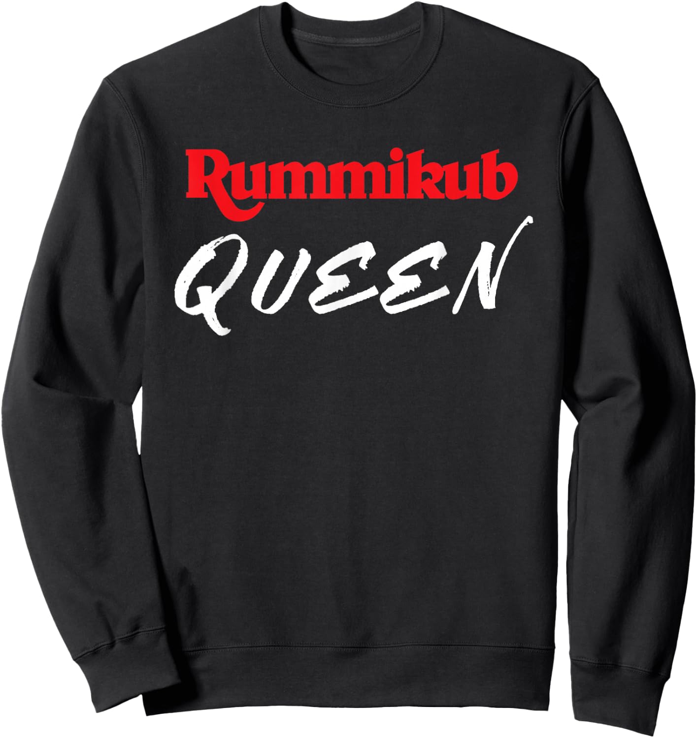 Rummikub Queen Player Fan Sweatshirt - Sweatshirt | Black