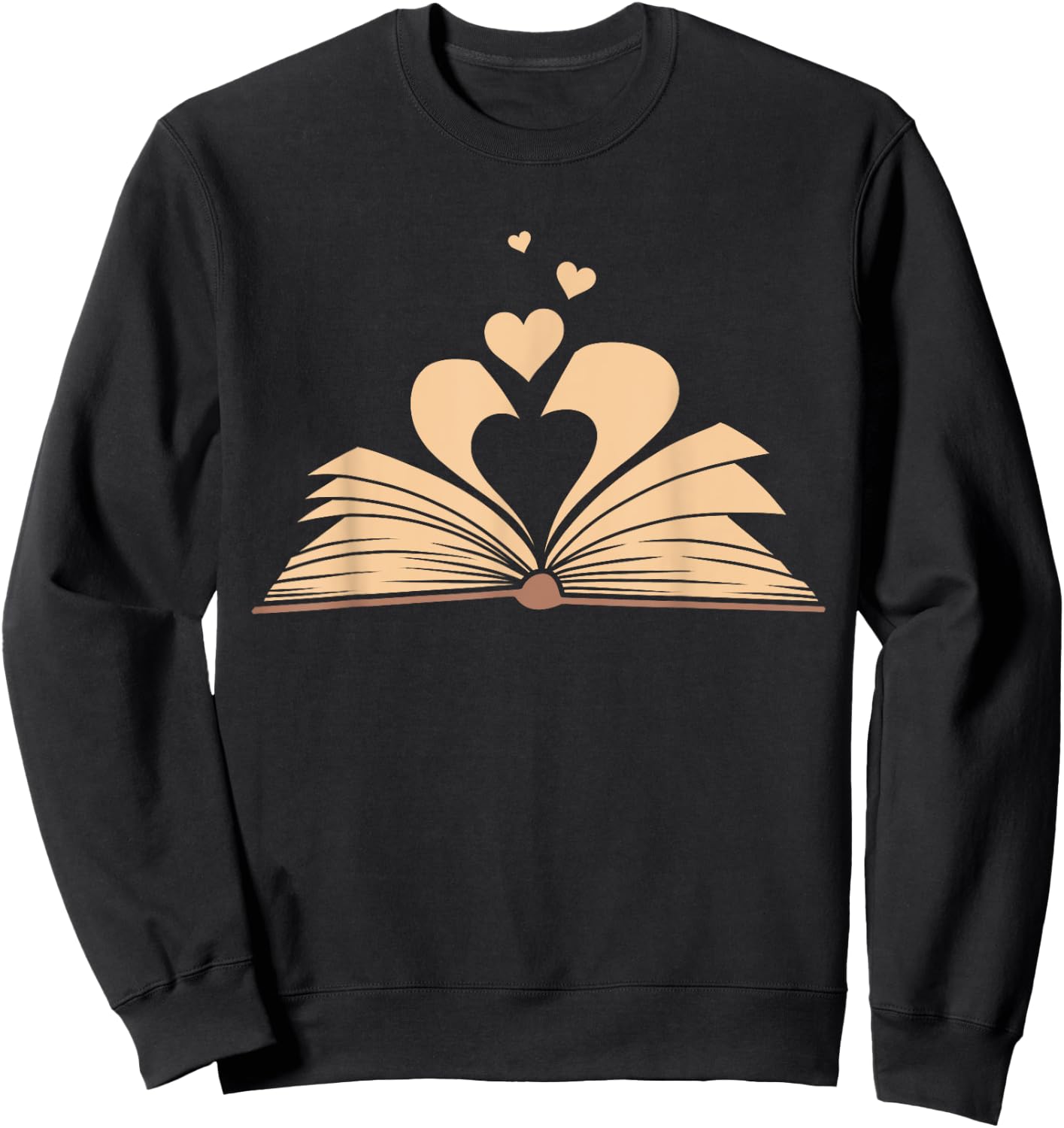 Funny Book Lover Design Men Women Kids Bookworm Librarian Sweatshirt - Sweatshirt | Black