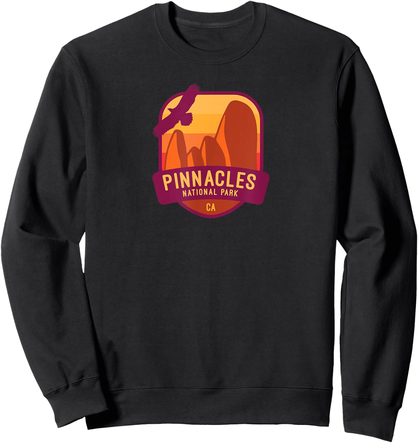 Pinnacles National Park - California Sweatshirt - Sweatshirt | Black