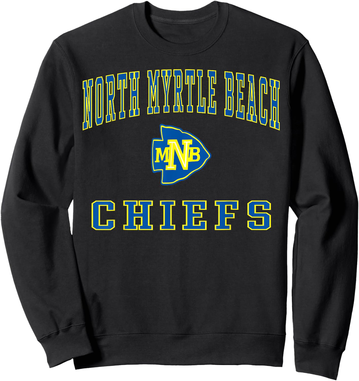 North Myrtle Beach High School Chiefs C1 Women Kids Sweatshirt - Sweatshirt | Black