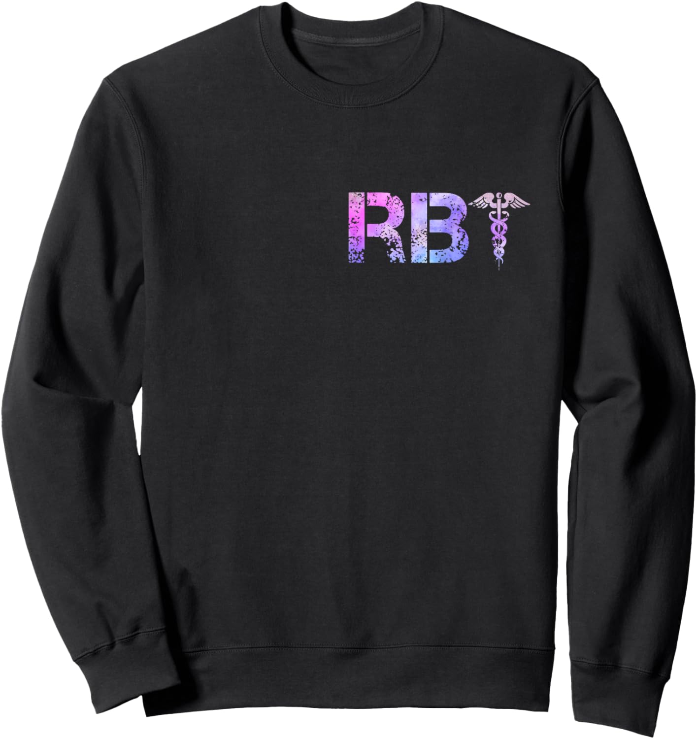Subtle RBT Artwork, Registered Behavior Technician Sweatshirt - Sweatshirt | Black