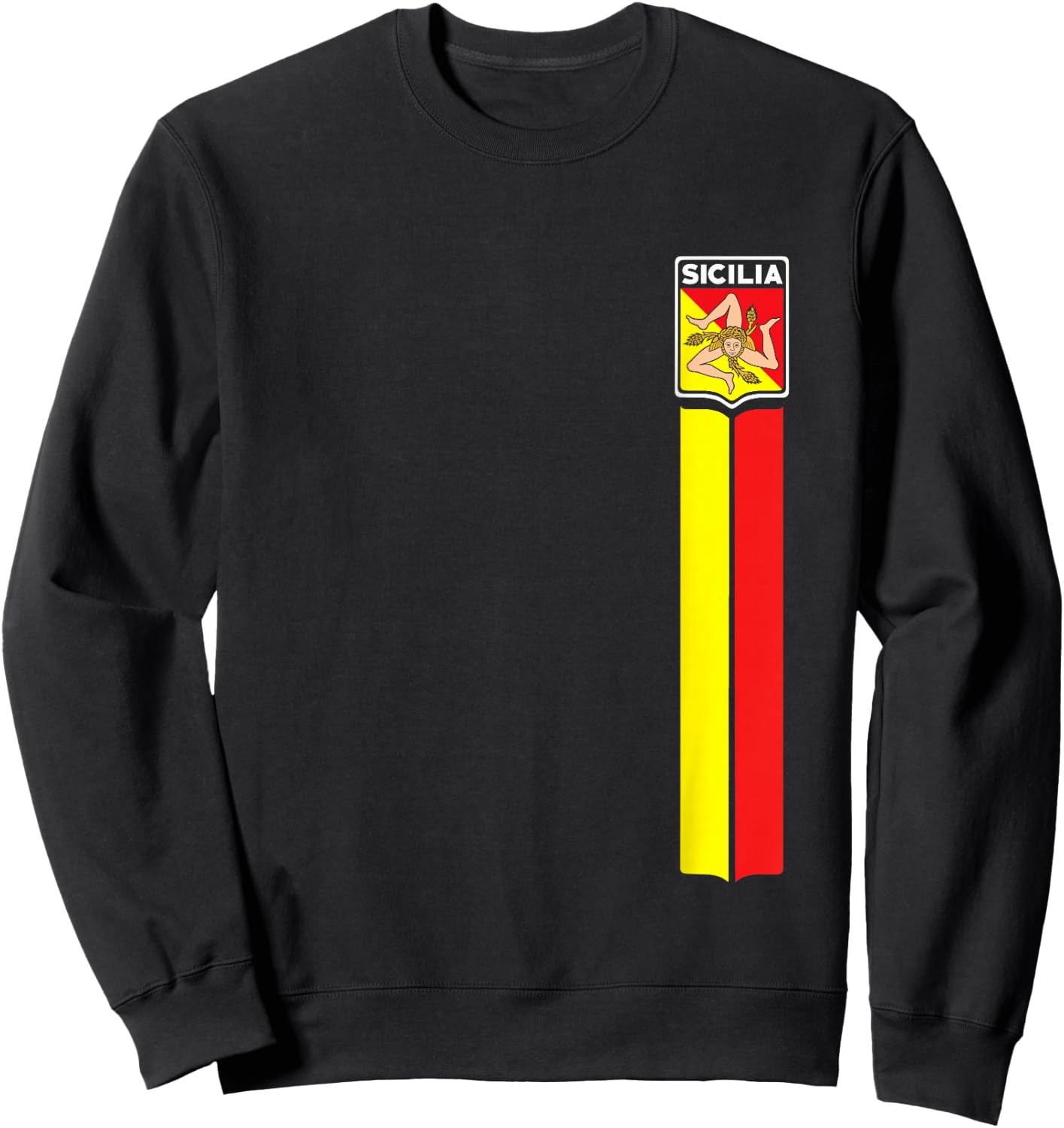 Sicilian Flag Sweatshirt - Sweatshirt | Black