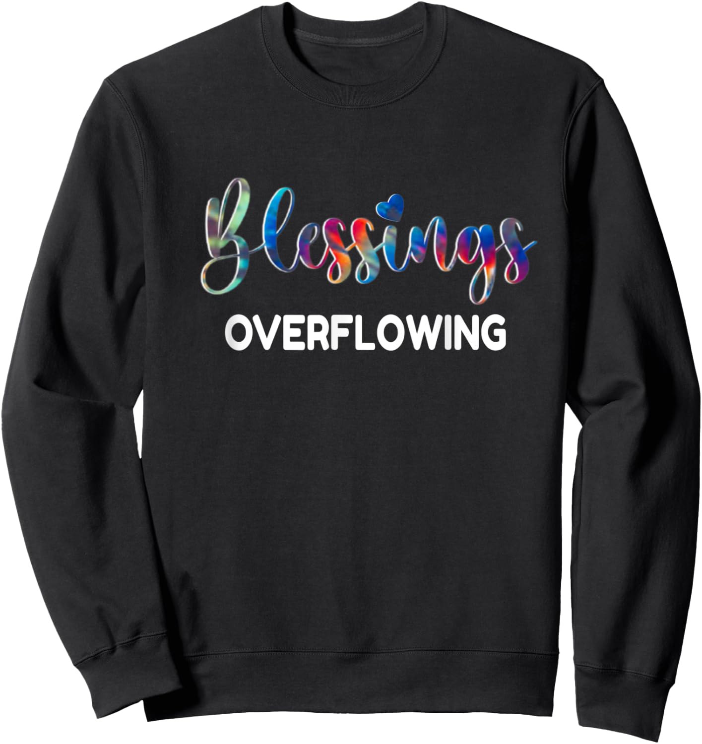Blessed Beyond Measure Vintage Retro Christian Funny Sweatshirt - Sweatshirt | Black