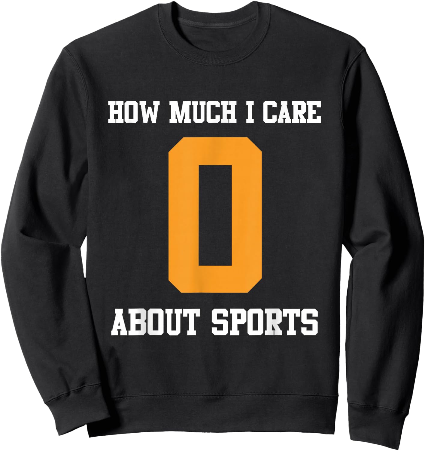 Anti Football Fan No Baseball No Football Sweatshirt - Sweatshirt | Black