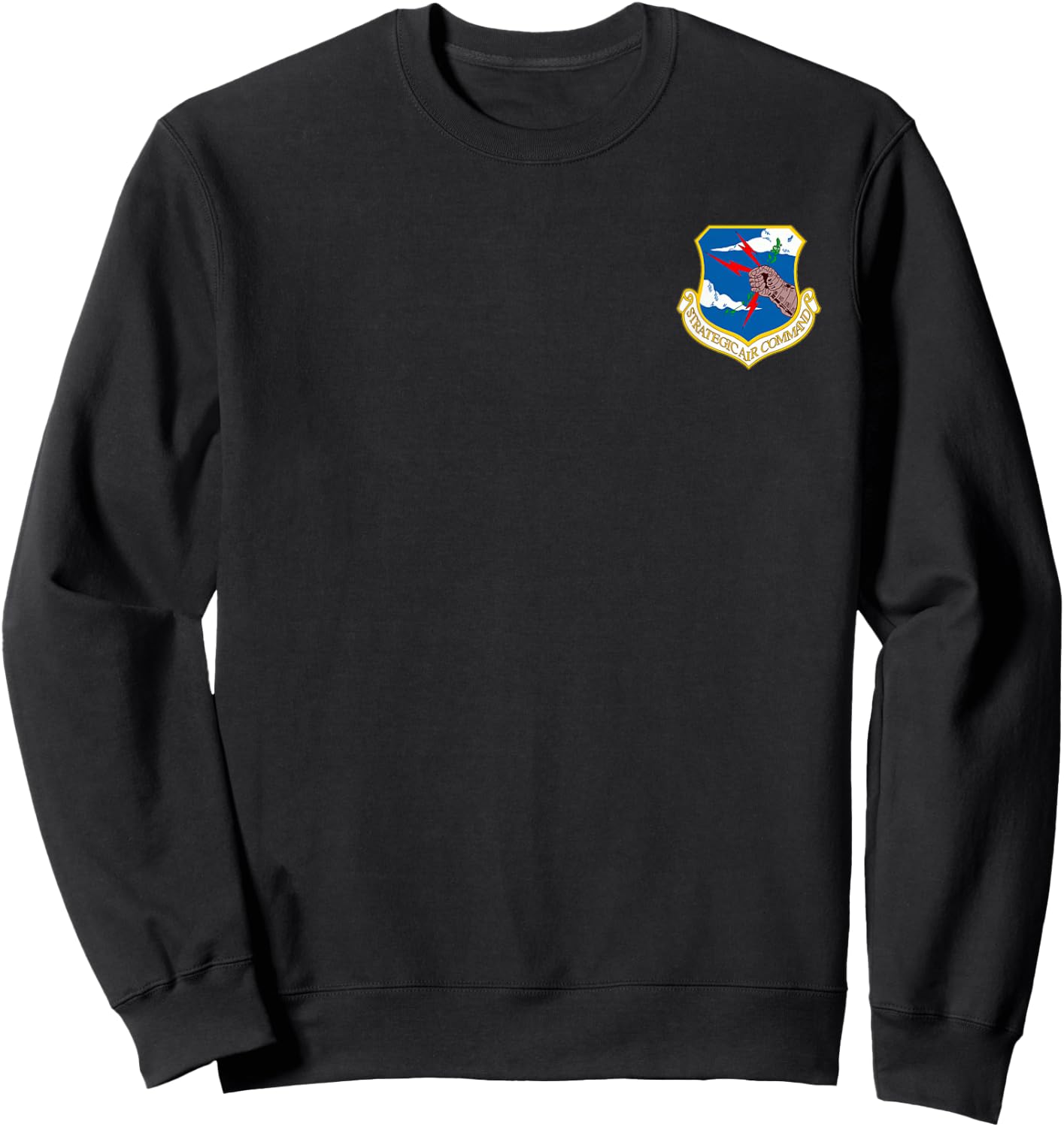 Proud Strategic Air Command Veteran Vintage Veterans Day Men Sweatshirt - Sweatshirt | Black