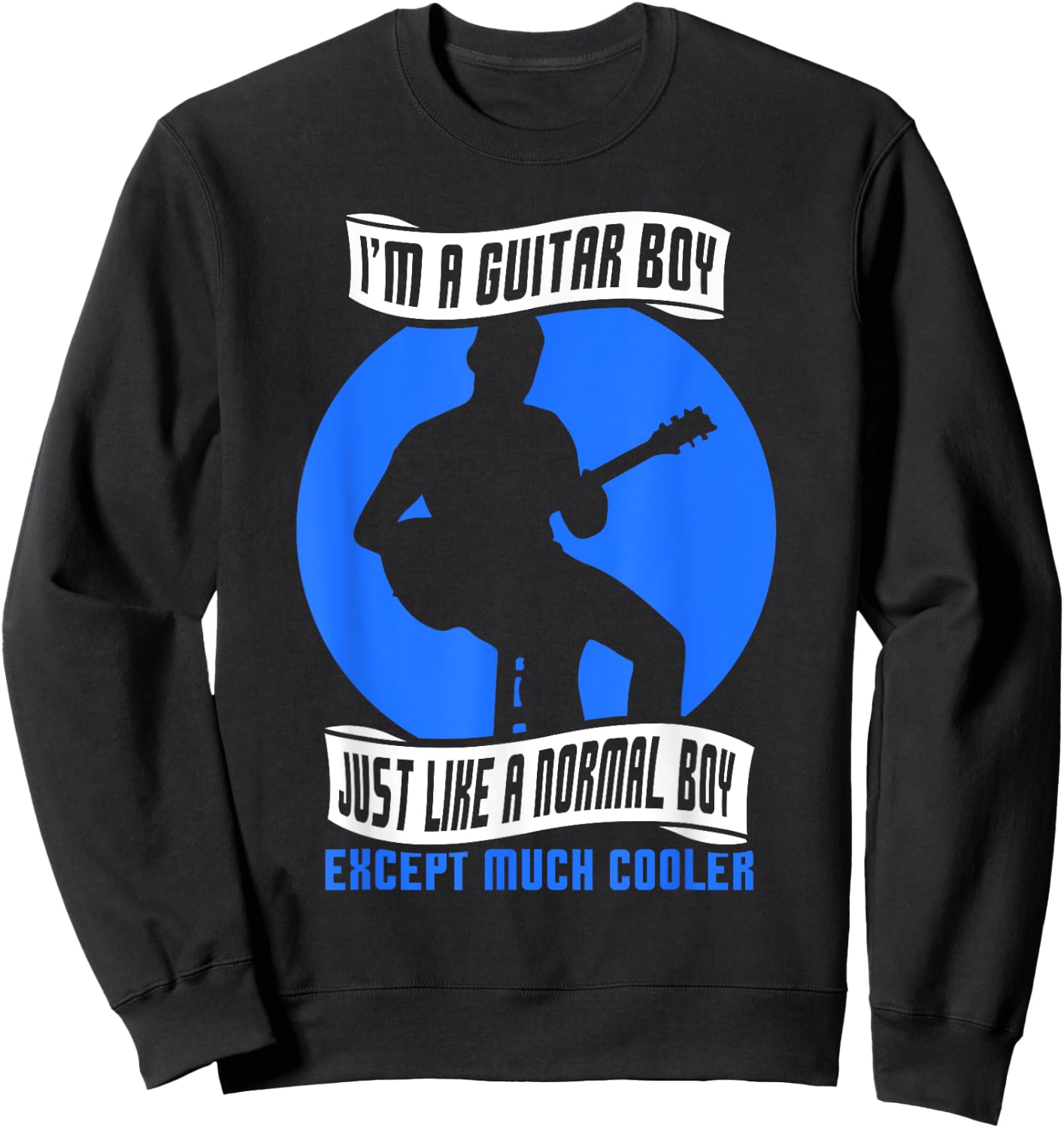 I’m a guitar boy Sweatshirt - Sweatshirt | Black