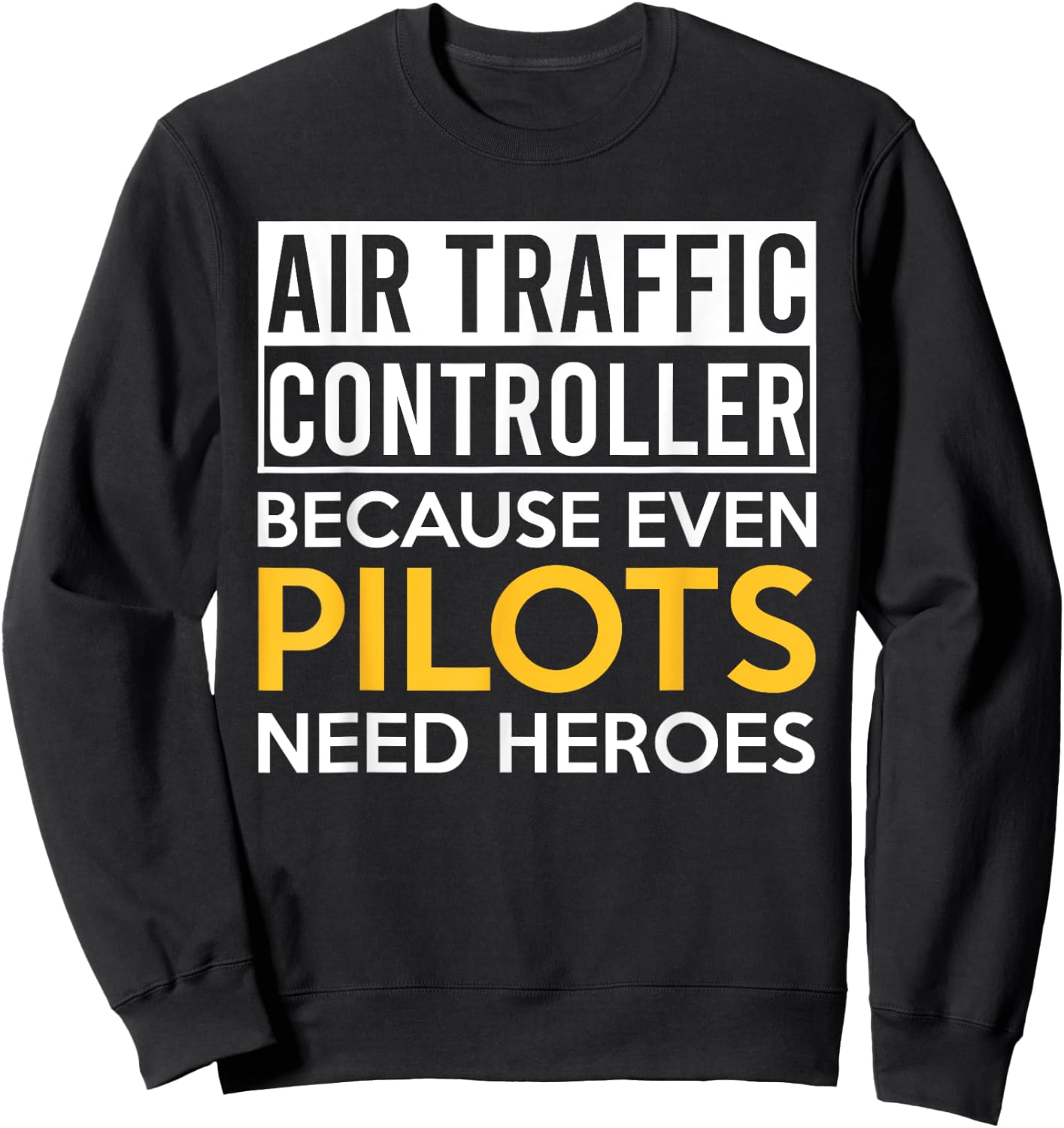 Gifts For Air Traffic Controller National Aviation Day Sweatshirt - Sweatshirt | Black