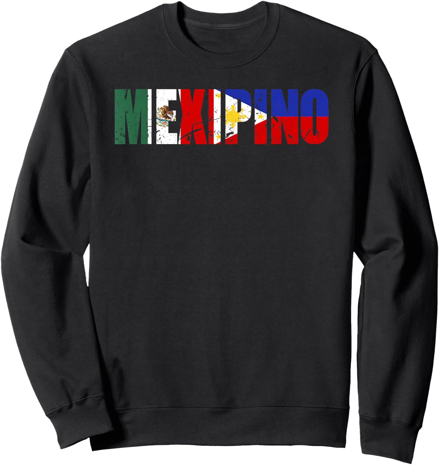 Mexipino Mexican Filipino Mixed Heritage Mexico Philippines Sweatshirt - Sweatshirt | Black