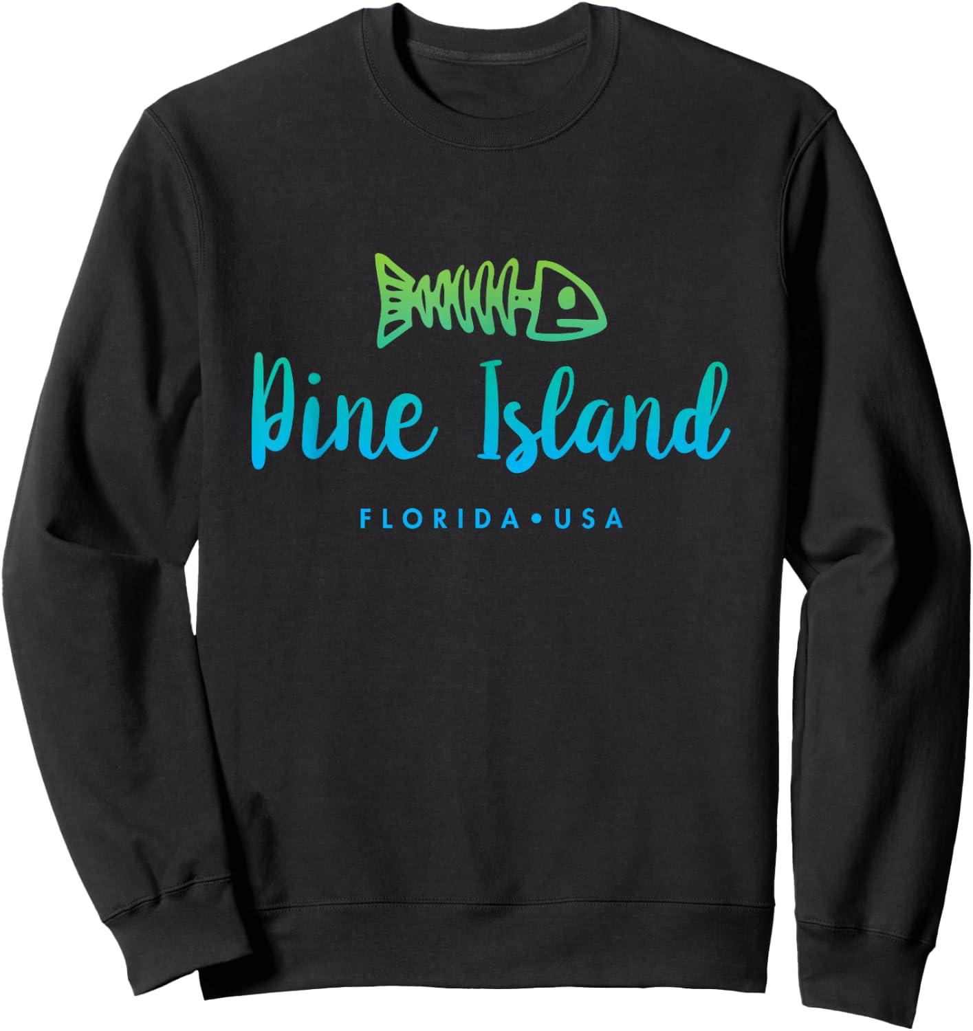 Pine Island Florida Sweatshirt - Sweatshirt | Black