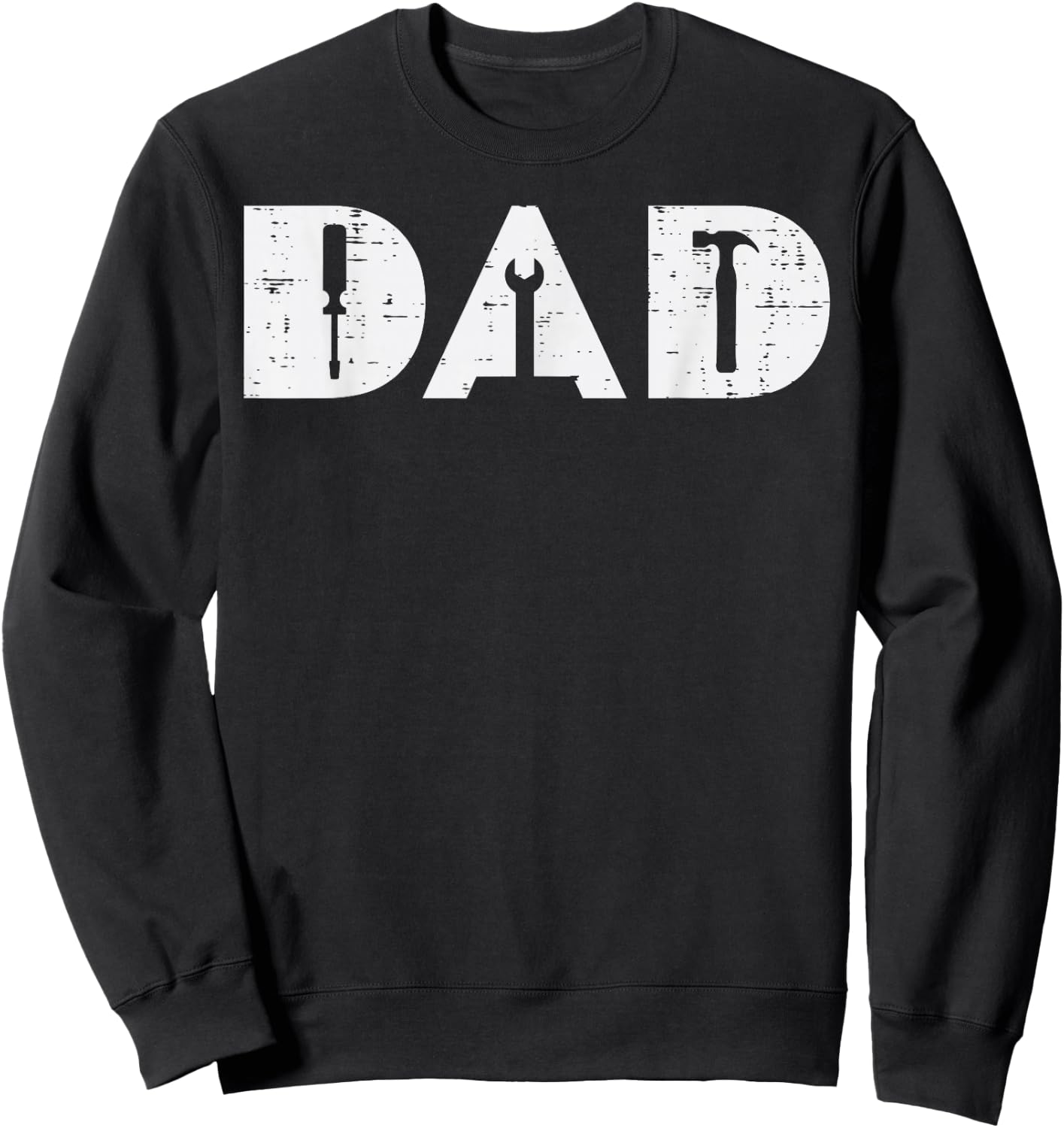 Dad Handy Tools Funny Fathers Day Mechanic Daddy Papa Men Sweatshirt - Sweatshirt | Black