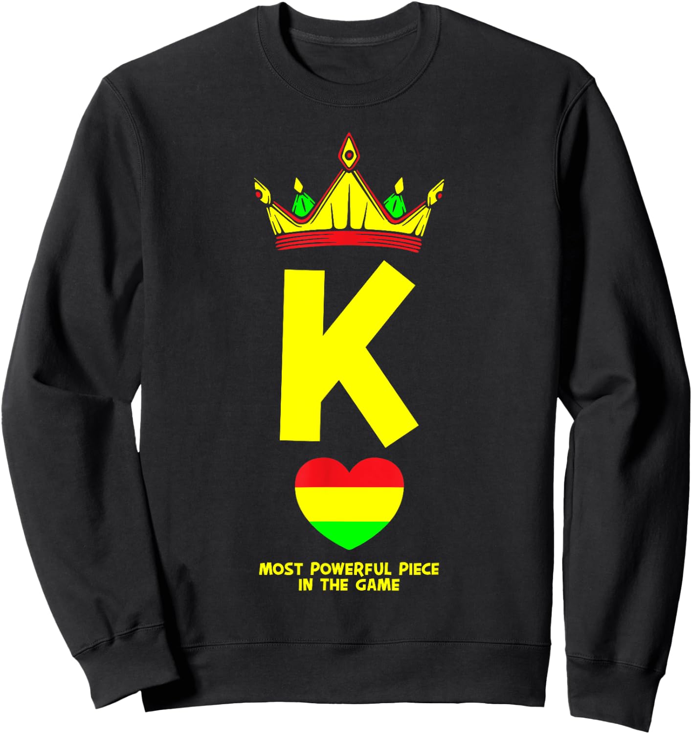 Black King The Most Powerful Piece In The Game Juneteenth Sweatshirt - Sweatshirt | Black