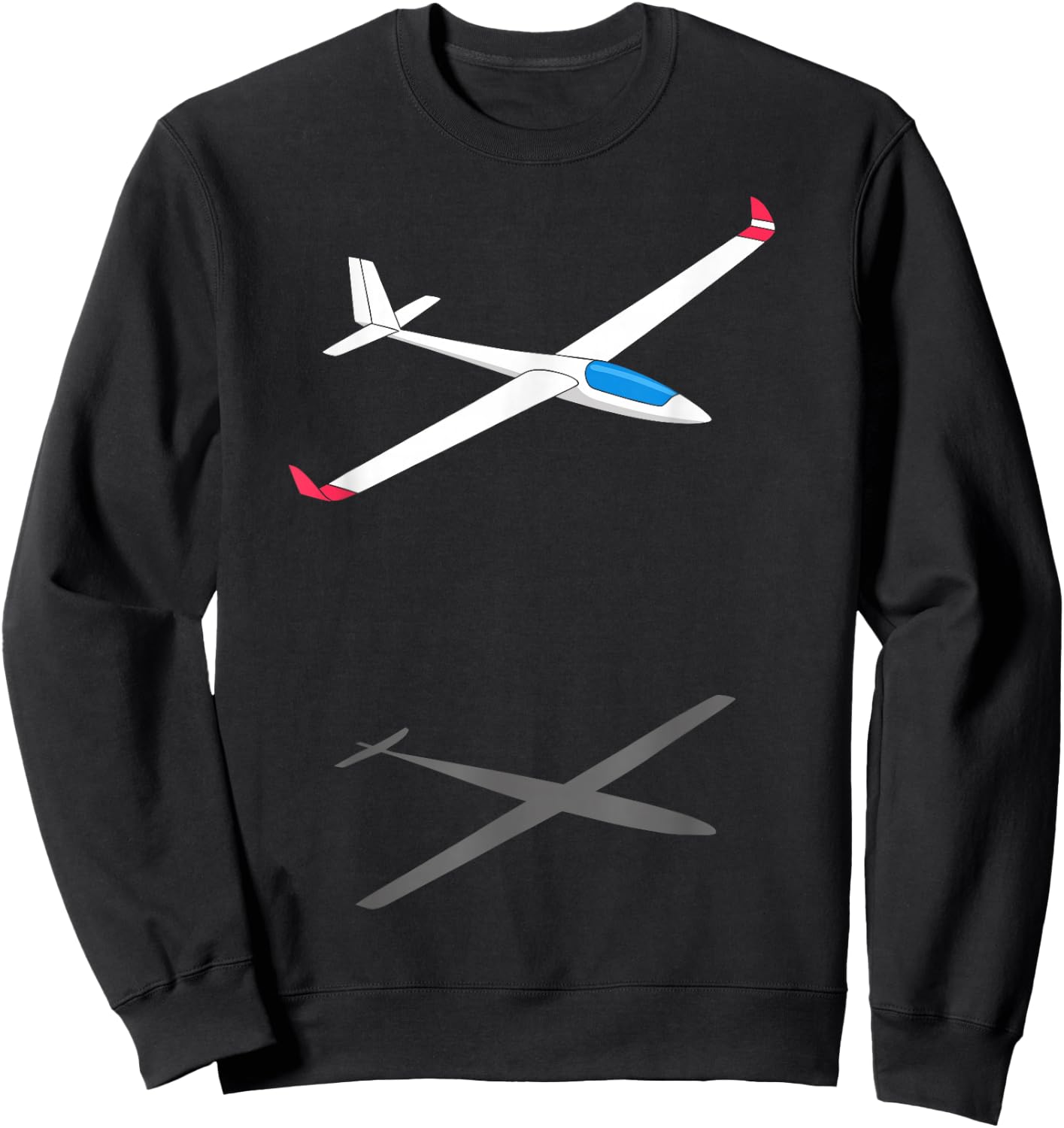 Sailplane Glider Sweatshirt - Sweatshirt | Black