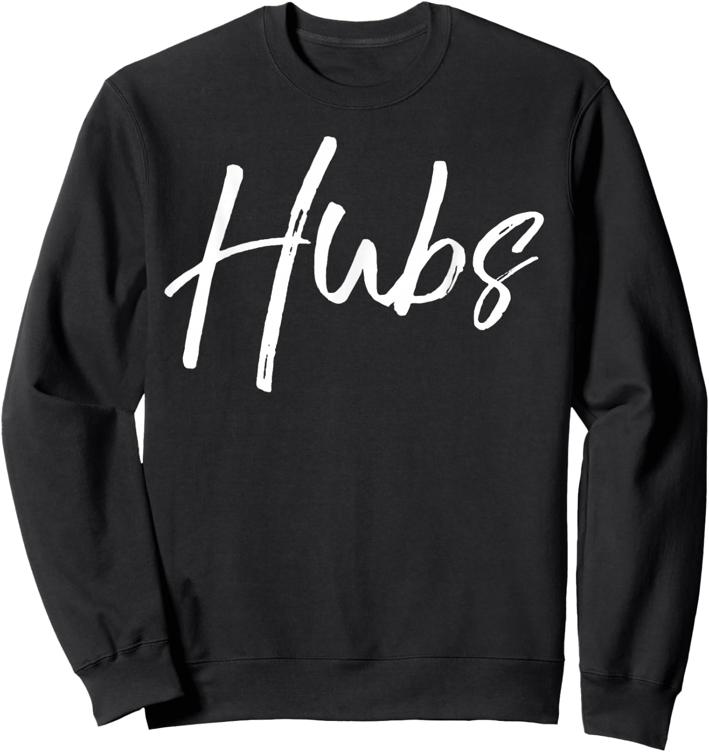 Cute Wedding Gift Husband Engagement Party Gift Hubs Sweatshirt - Sweatshirt | Black