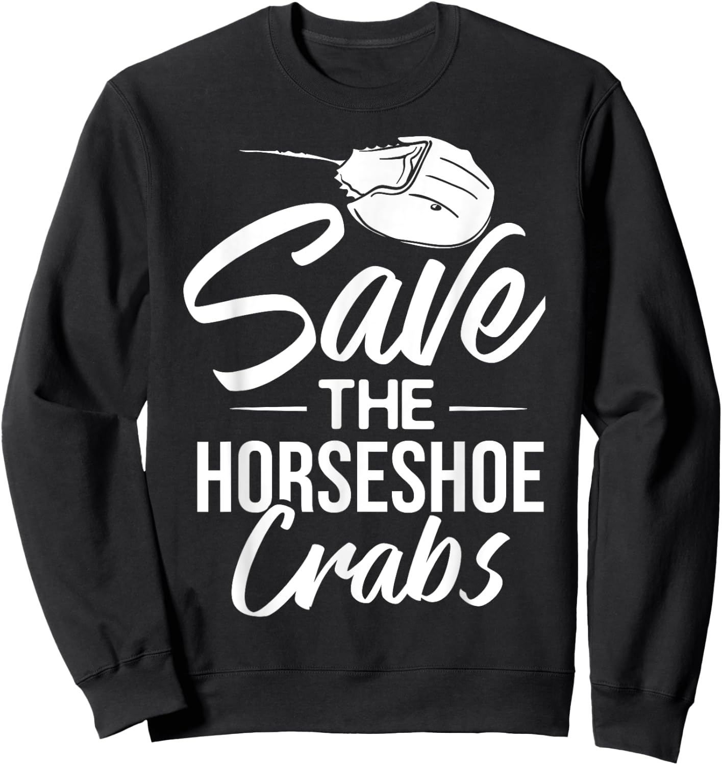 Horseshoe Crab Xiphosura Blood Eggs Fossil Sweatshirt - Sweatshirt | Black