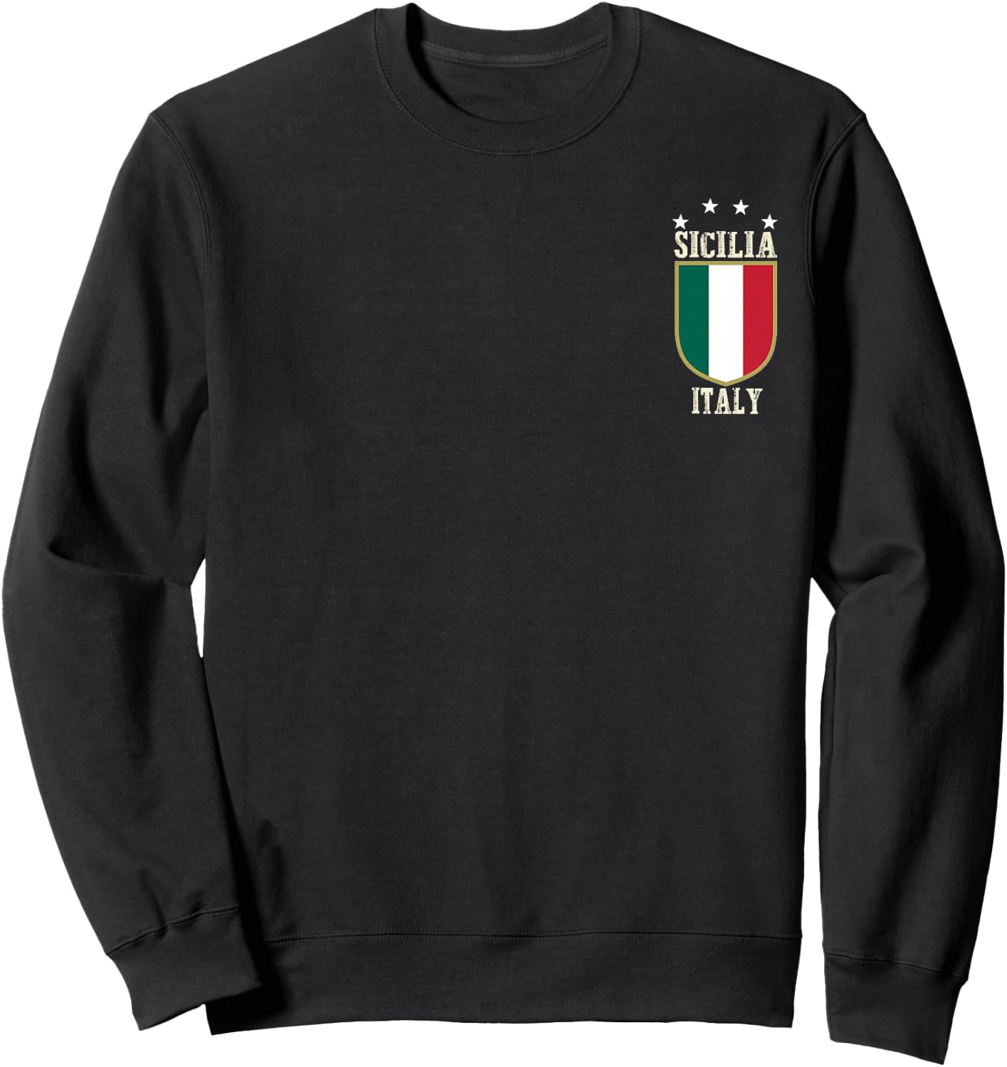 Sicilia Italy Italia Souvenir Italian Sicily Sweatshirt - Sweatshirt | Black