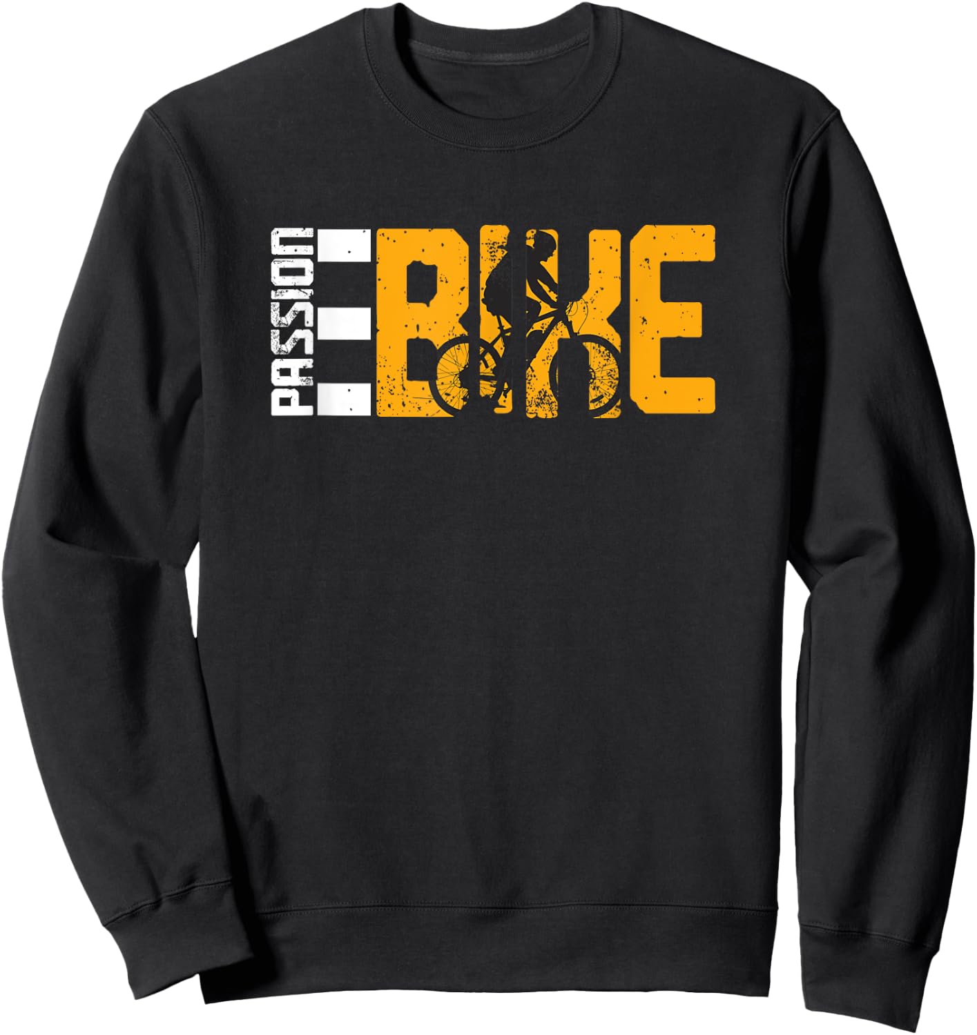 Passion E-Bike Electricity Battery Bicycle Rider Excursions Sweatshirt - Sweatshirt | Black