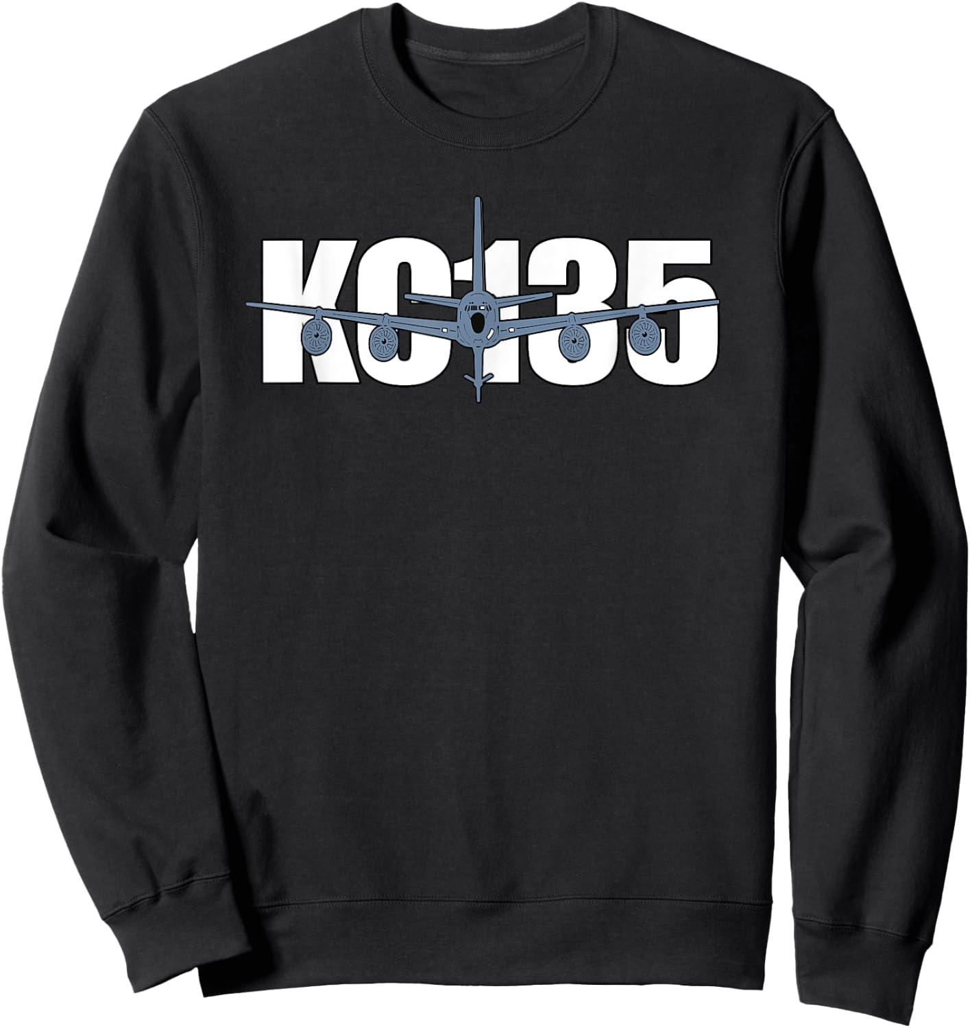 KC135 Stratotanker Airplane USAF Pilot Gift Aircrew Boom Sweatshirt - Sweatshirt | Black