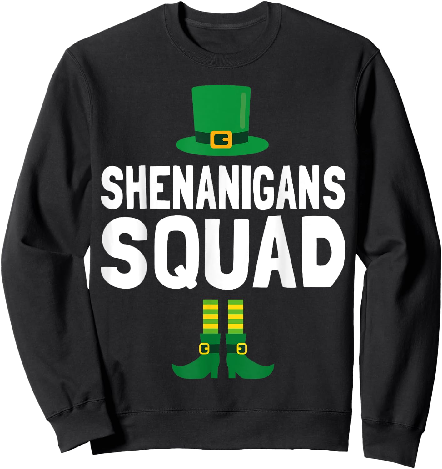 Shenanigans Squad | St Patricks Day Sweatshirt - Sweatshirt | Black