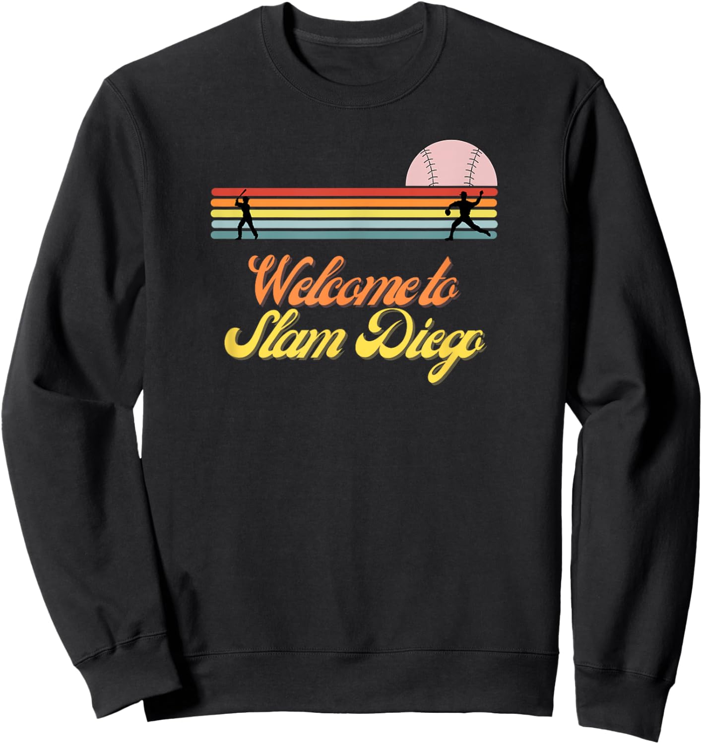 Slam Diego Baseball Fan of Home Runs Sweatshirt - Sweatshirt | Black
