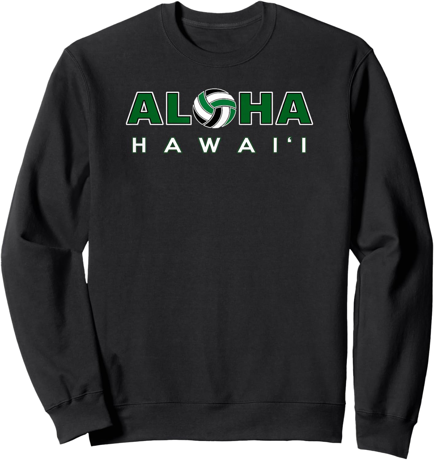 ALOHA Hawaii Volleyball Sweatshirt - Sweatshirt | Black